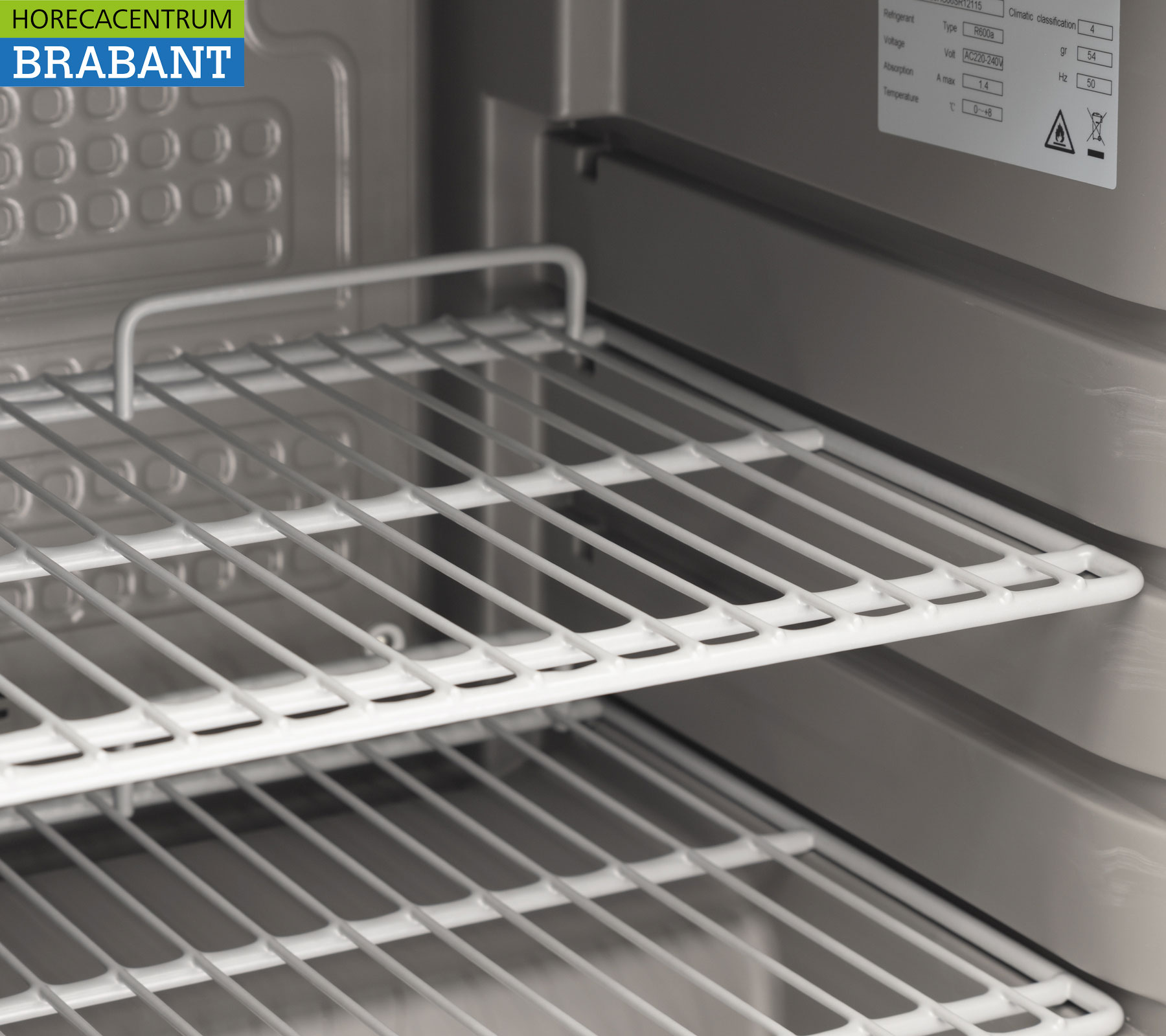 HCB ABS Koelkast Koeling 170 liter 230V Horeca - Afbeelding 8