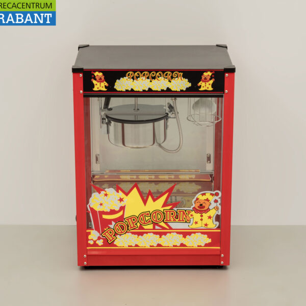 HCB Popcornmachine Popcorn machine Zwart 230V Braderie Markt Horeca