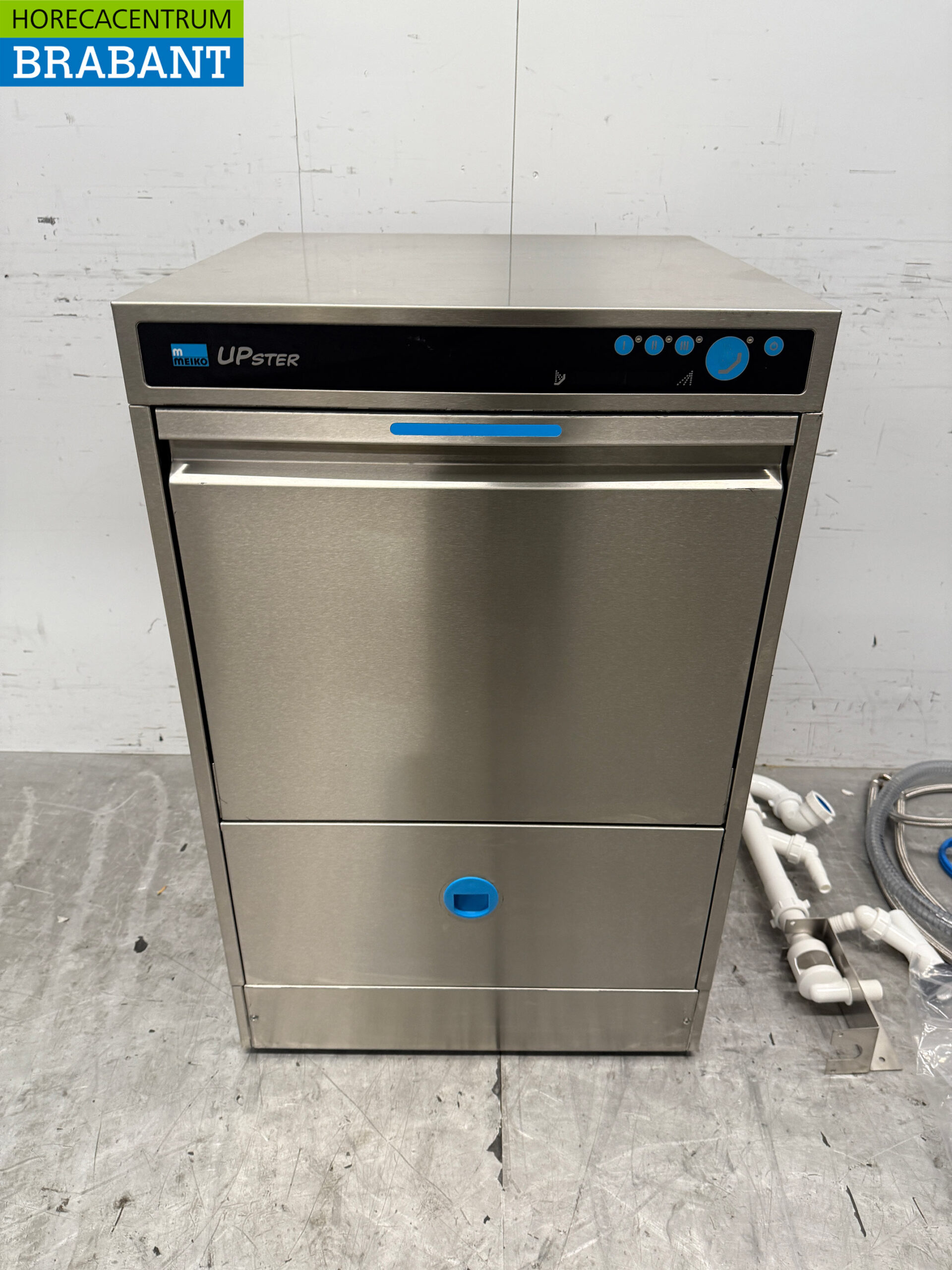 RVS Meiko Upster Vaatwasser met afvoerpomp 400V Horeca - Afbeelding 2