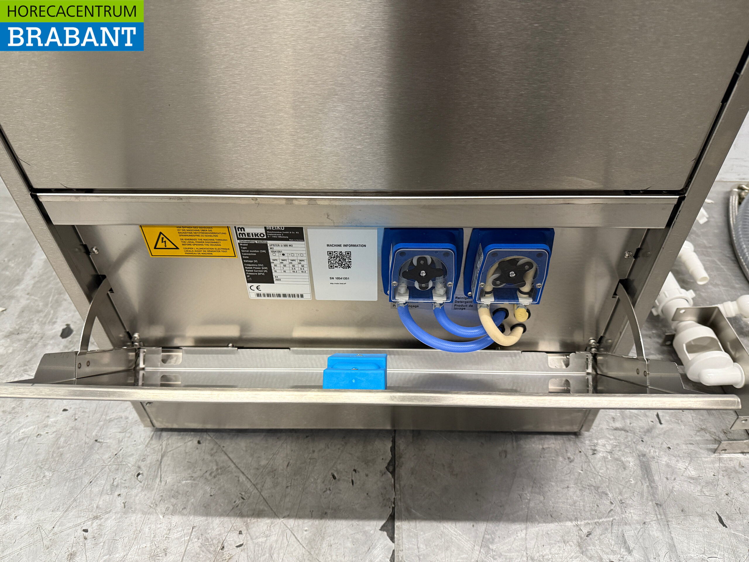 RVS Meiko Upster Vaatwasser met afvoerpomp 400V Horeca - Afbeelding 12