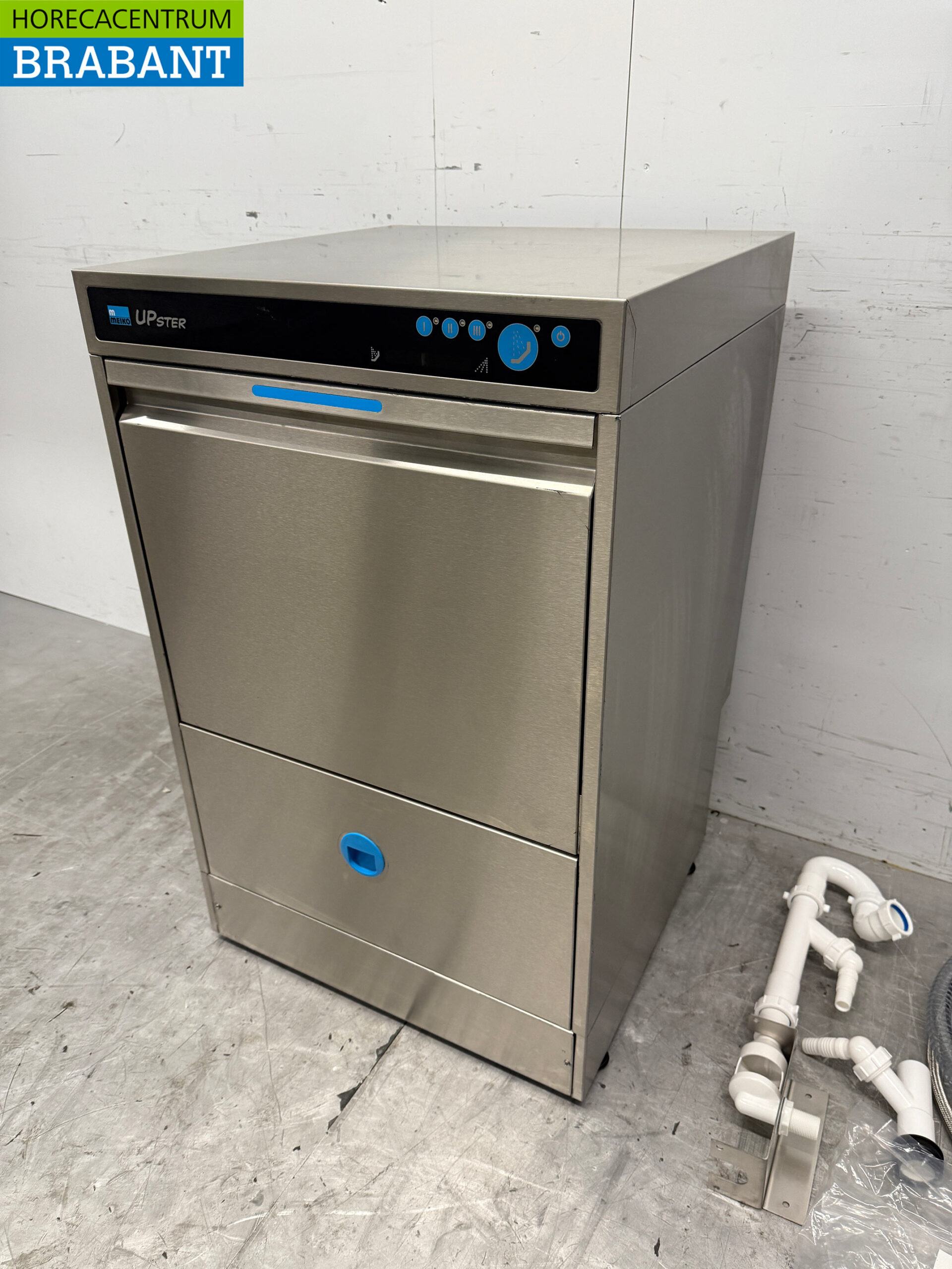 RVS Meiko Upster Vaatwasser met afvoerpomp 400V Horeca - Afbeelding 3