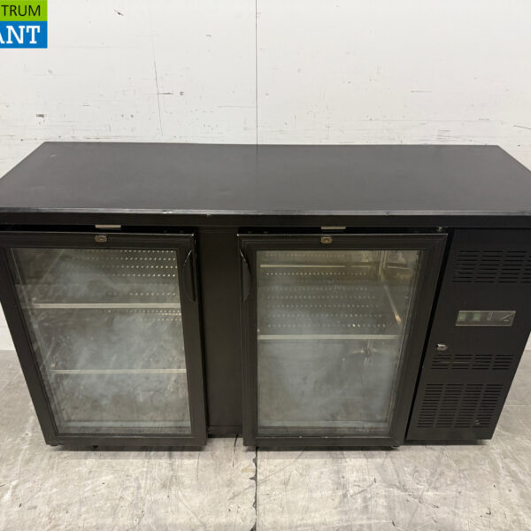 Saro Barkoeling 2 Glazen Klapdeuren 146 cm 230V Horeca