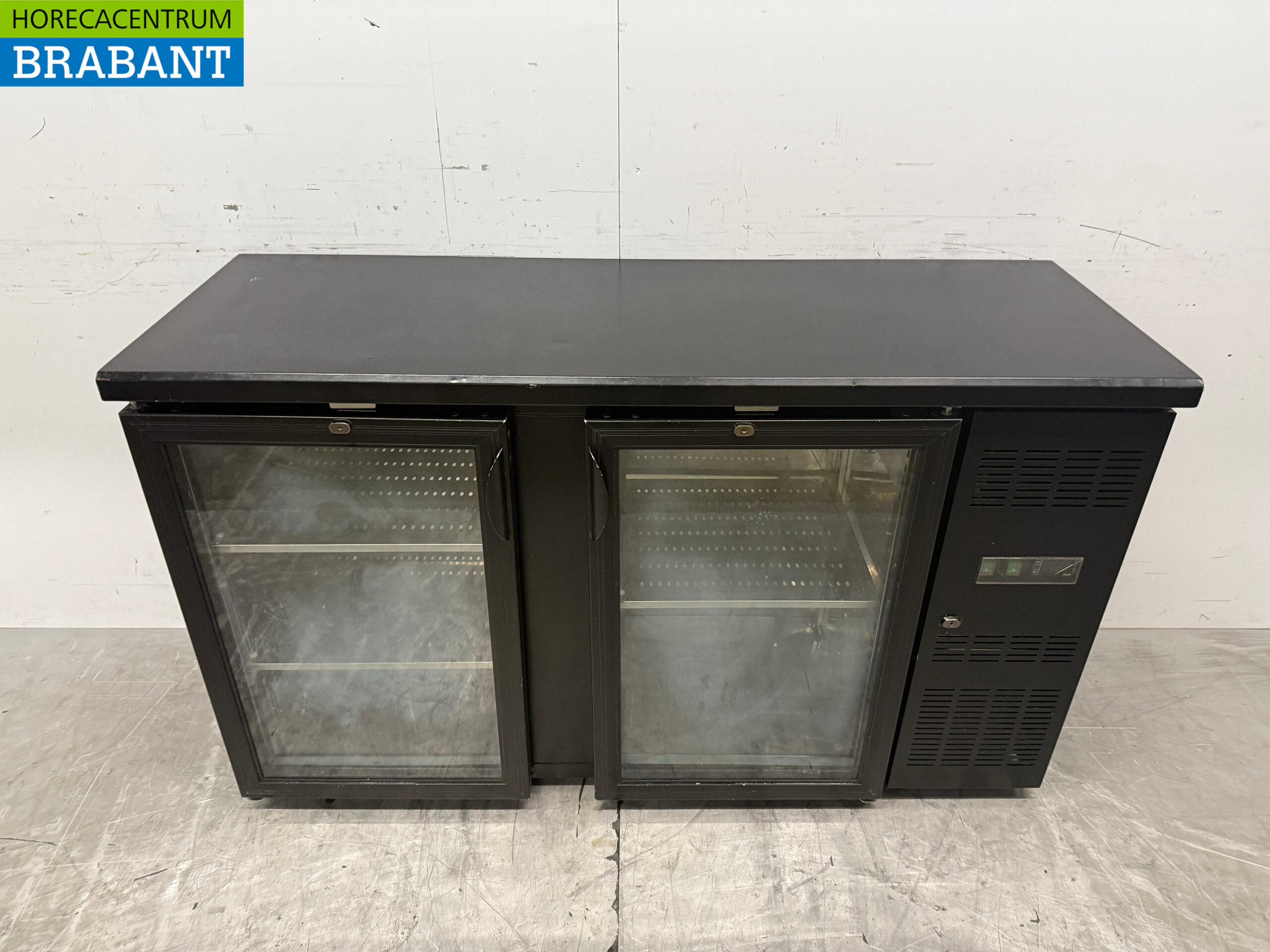 Saro Barkoeling 2 Glazen Klapdeuren 146 cm 230V Horeca