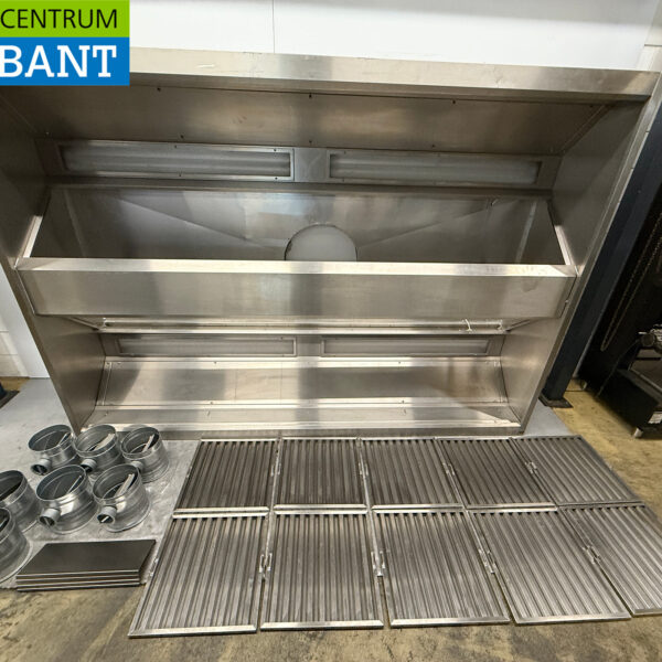 RVS Afzuigkap Eilandcondenskap Eilandkap 290 x 200 x 60 cm 230V Horeca