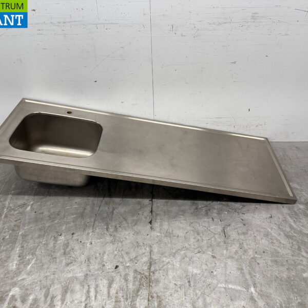 RVS Spoelblad Spoelbak 180 x 63 cm Horeca