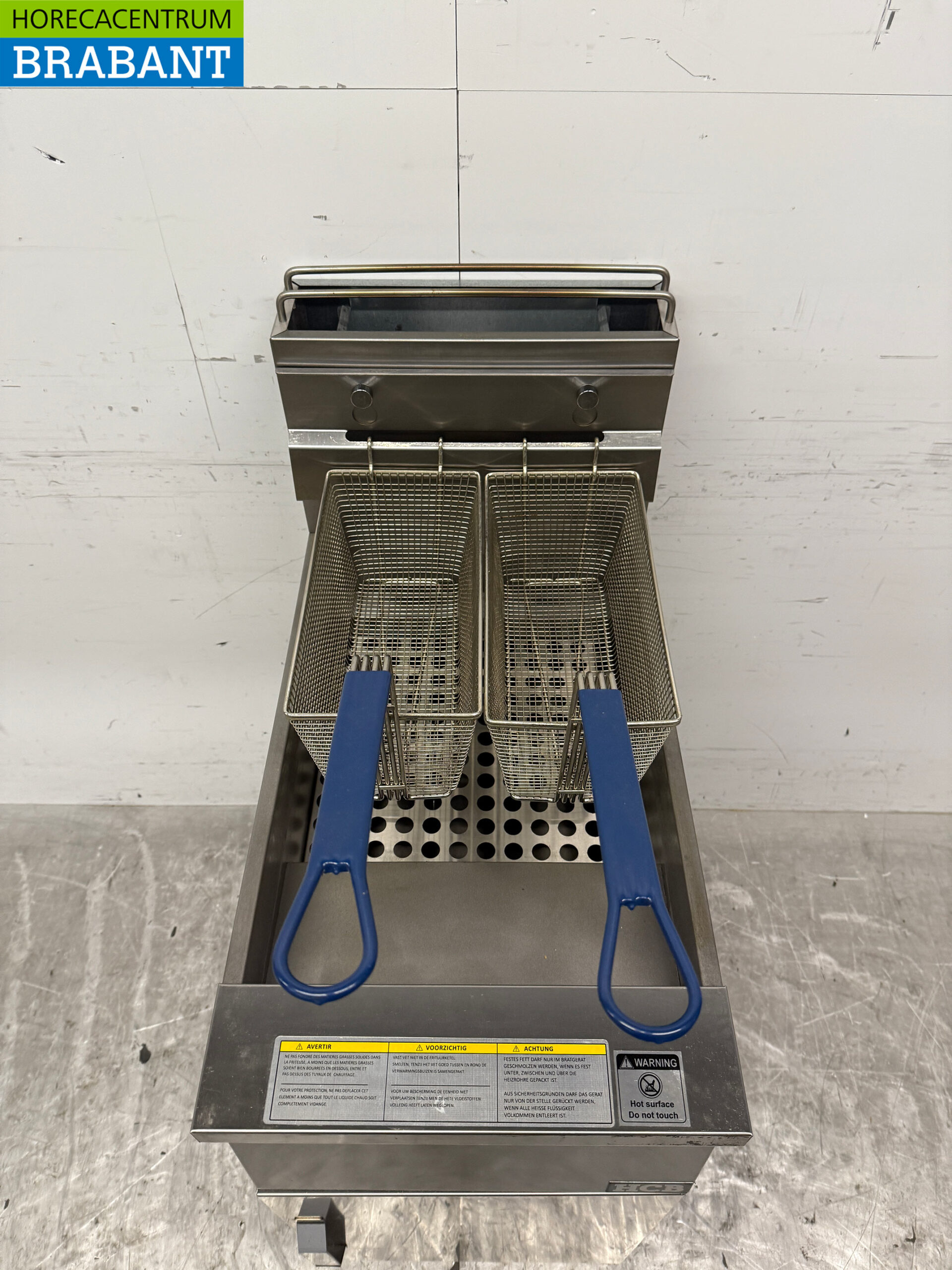 RVS HCB Friteuse frituur 15 liter Premium-line GAS Horeca - Afbeelding 4