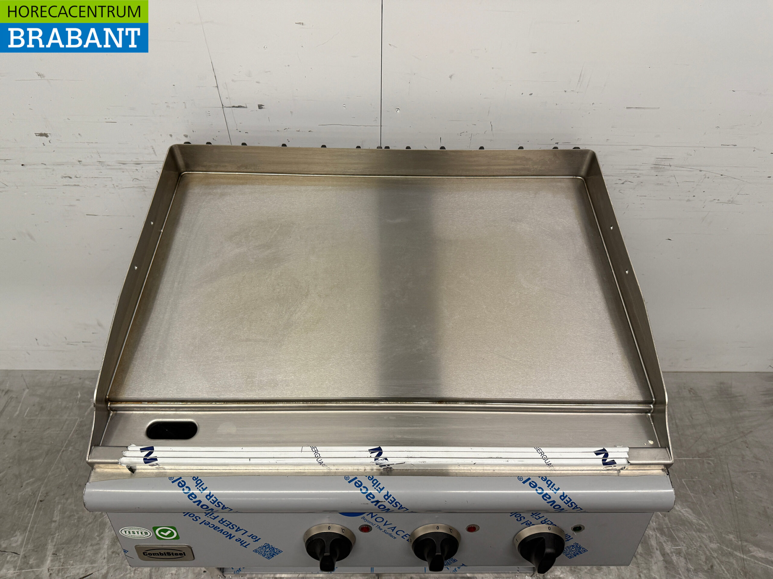 RVS Combisteel Gladde Bakplaat 80 cm 400V Horeca - Afbeelding 4