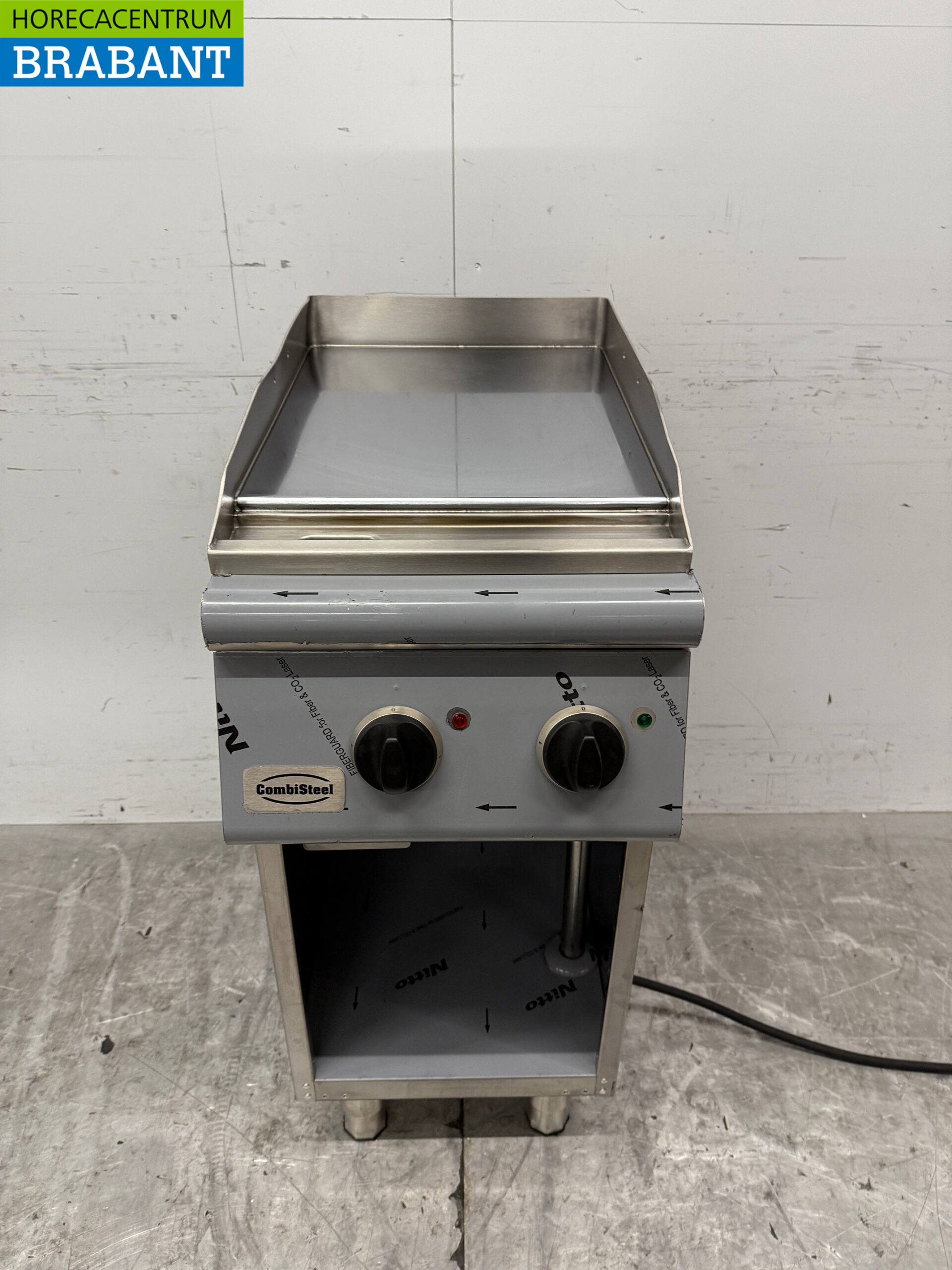 RVS Combisteel Spiegelbakplaat Chroom 40 cm 400V Horeca