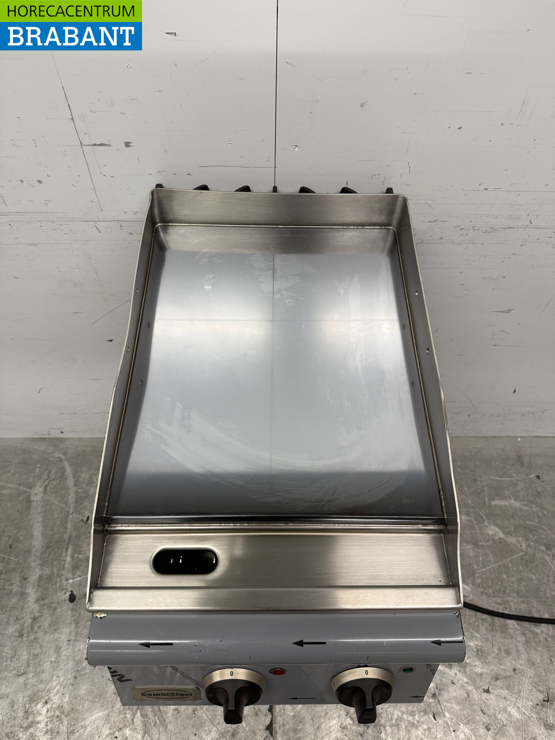RVS Combisteel Spiegelbakplaat Chroom 40 cm 400V Horeca - Afbeelding 4