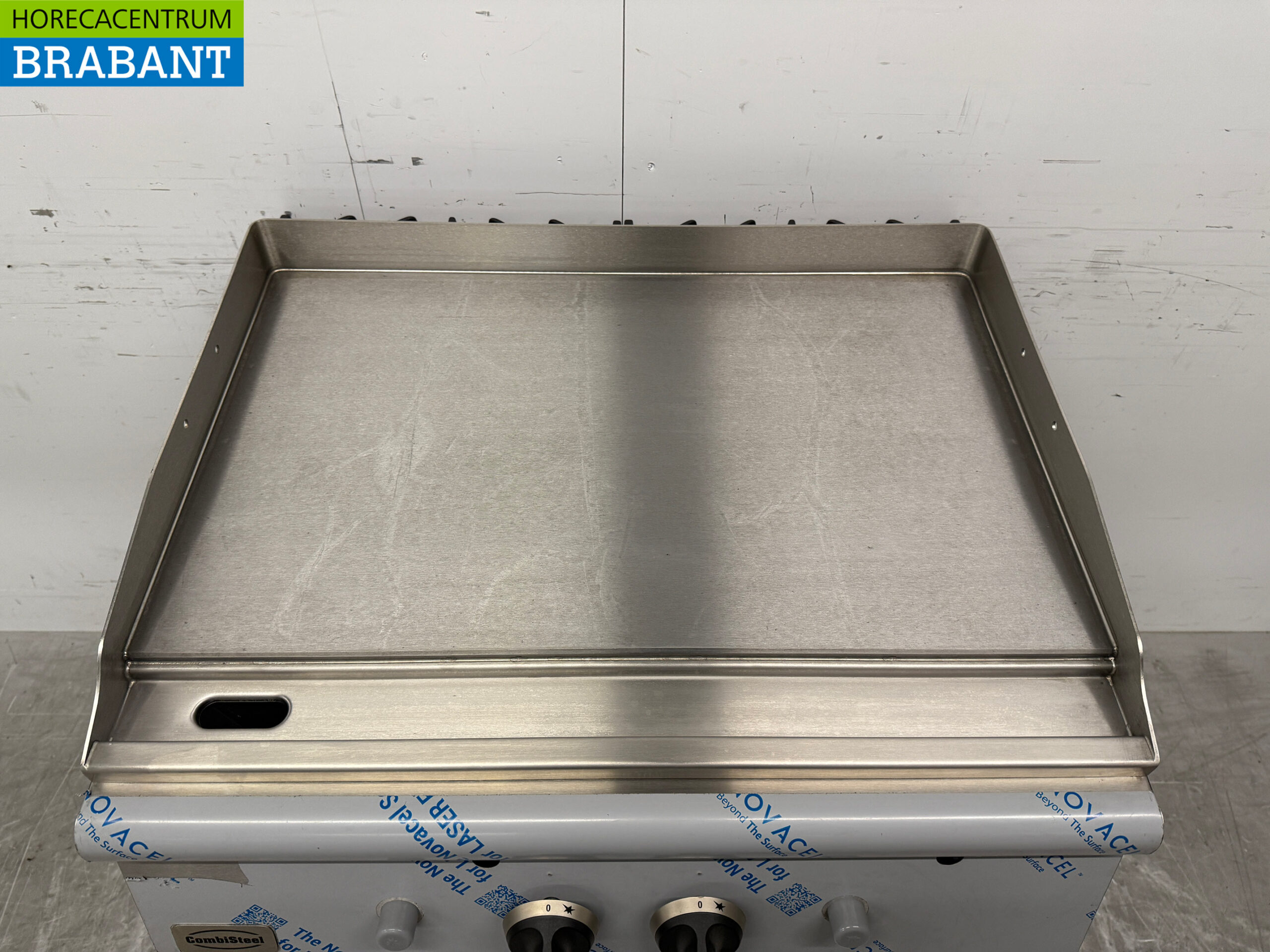 RVS Combisteel Gladde Bakplaat 80 cm GAS Horeca - Afbeelding 4