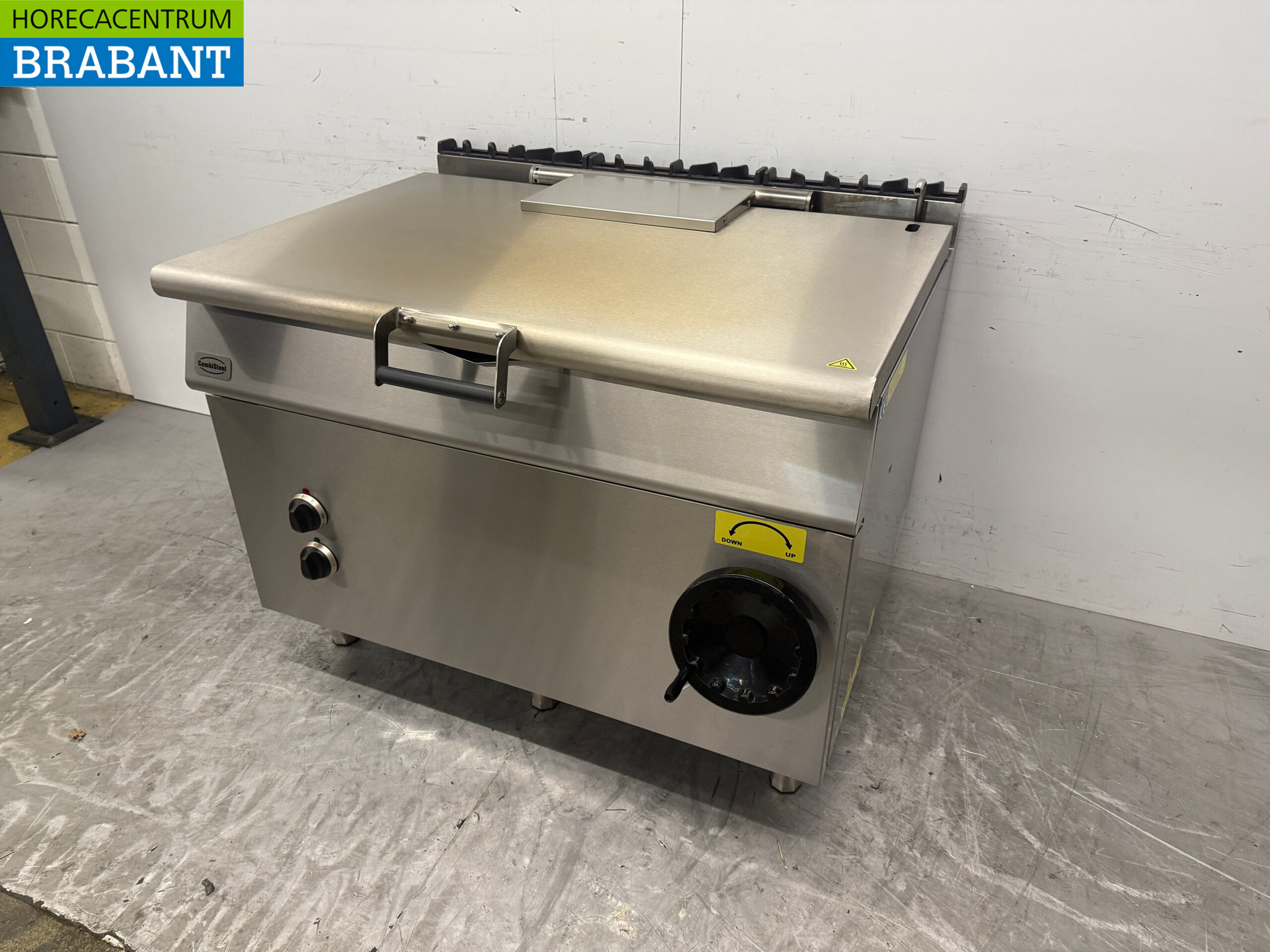 RVS Combisteel Kantelbare Braadslede 120 liter 120 cm 400V Horeca - Afbeelding 2