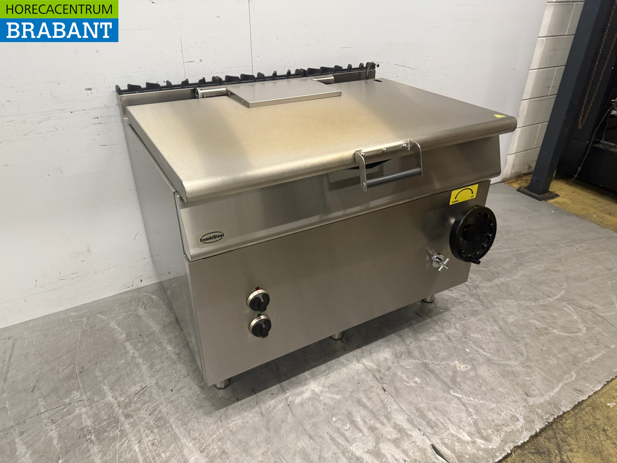 RVS Combisteel Kantelbare Braadslede 120 liter 120 cm 400V Horeca - Afbeelding 3