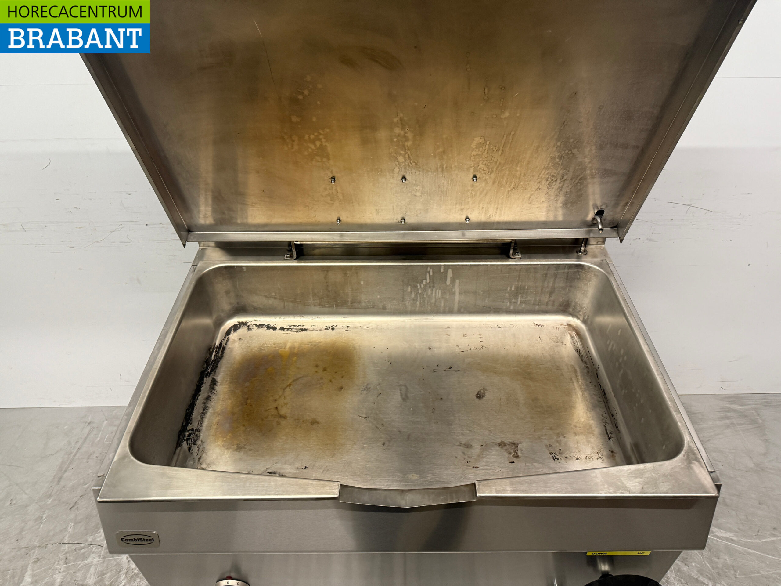 RVS Combisteel Kantelbare Braadslede 120 liter 120 cm 400V Horeca - Afbeelding 4