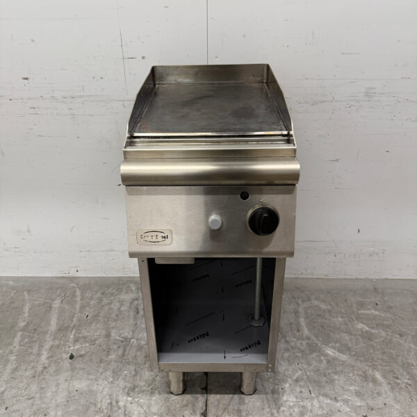 RVS Combisteel Gladde Bakplaat 40 cm GAS Horeca