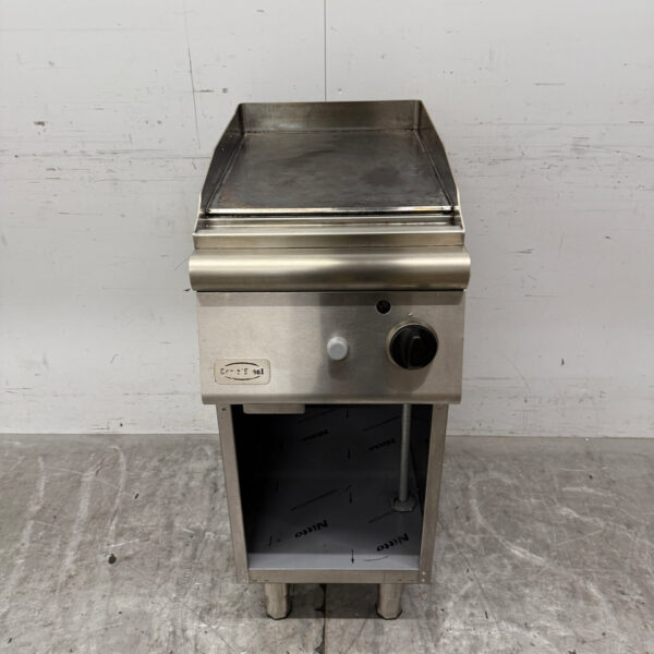 RVS Combisteel Gladde Bakplaat 40 cm GAS Horeca