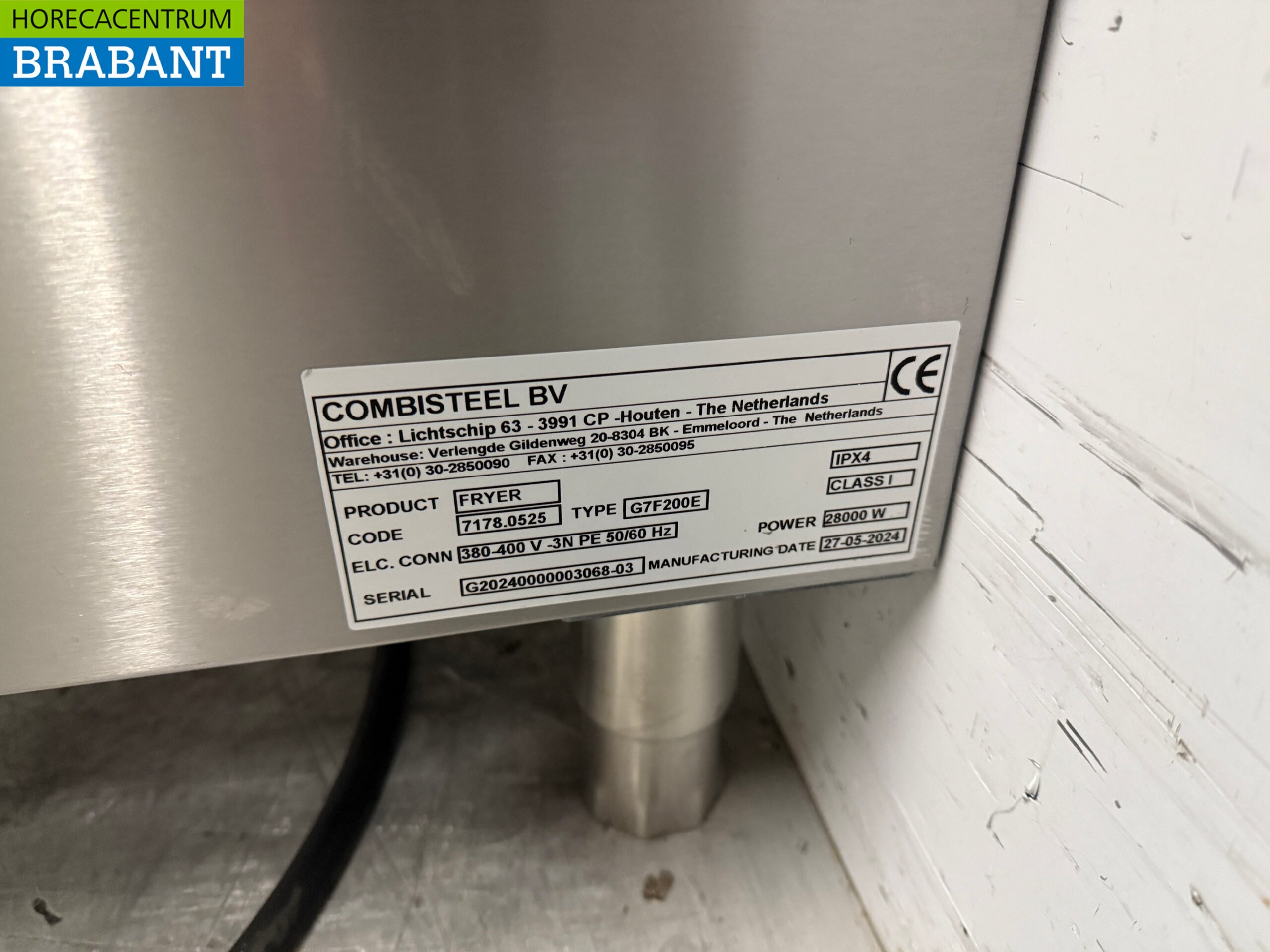 RVS Combisteel Dubbele Friteuse 2 x 18 liter 400V Horeca - Afbeelding 6