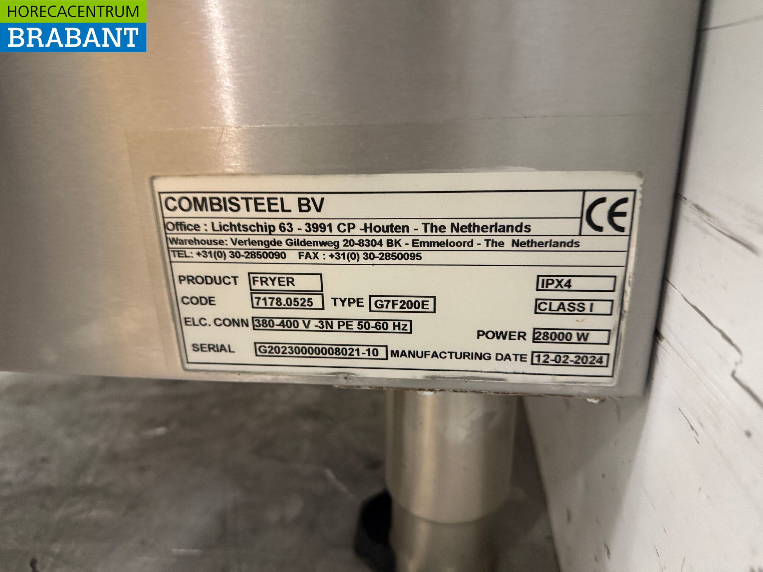 RVS Combisteel Dubbele Friteuse 2 x 18 liter 400V Horeca - Afbeelding 6