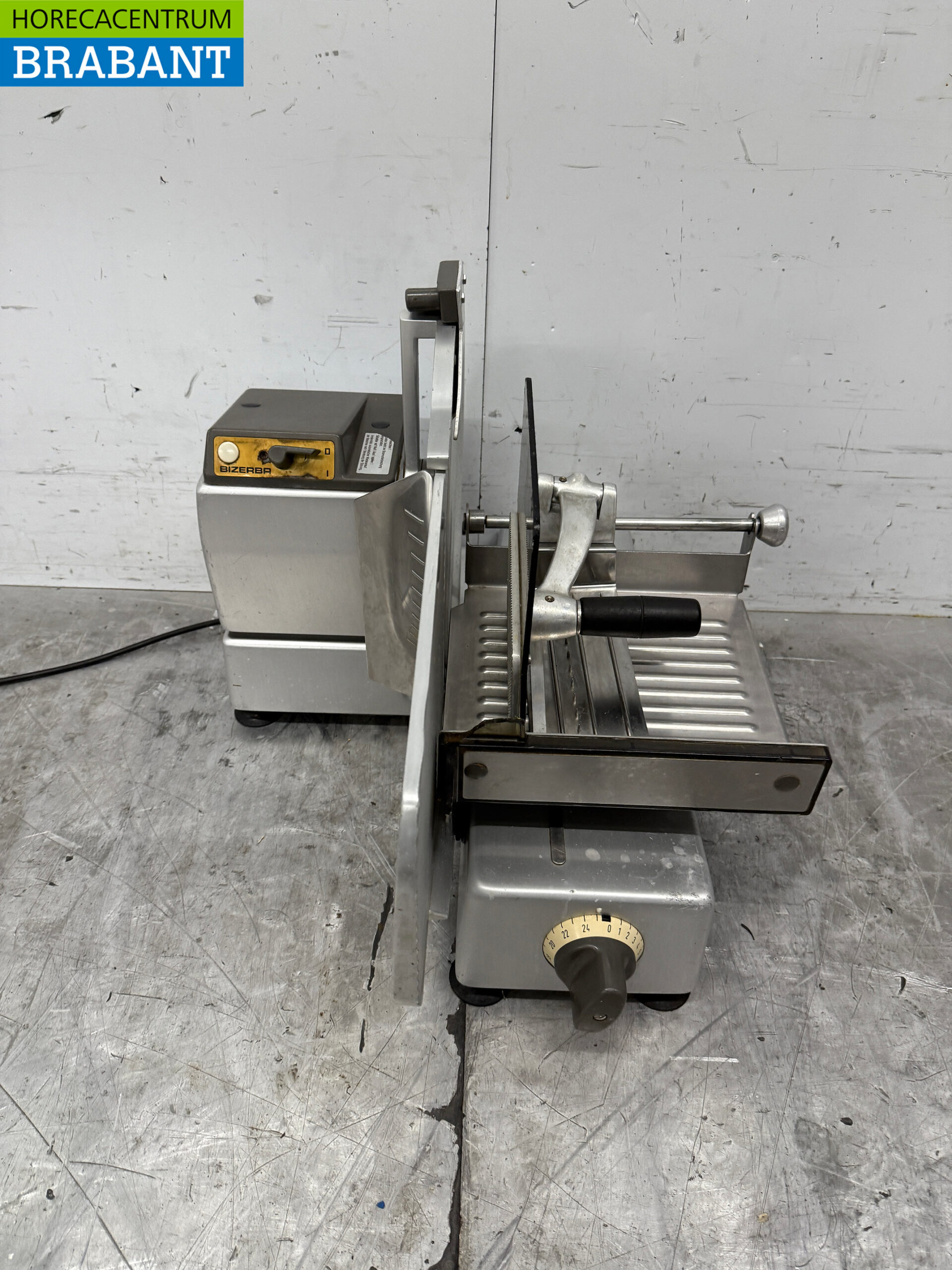 RVS Bizerba Vleessnijmachine Snijmachine 230V Horeca Slagerij