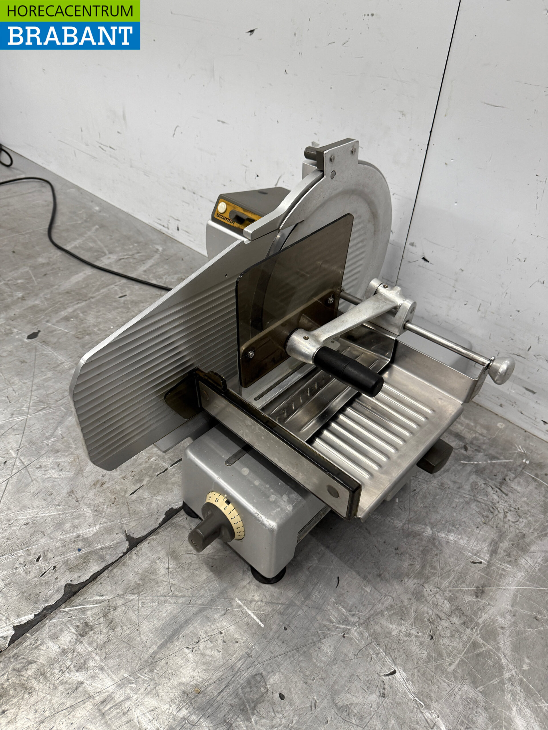 RVS Bizerba Vleessnijmachine Snijmachine 230V Horeca Slagerij - Afbeelding 2