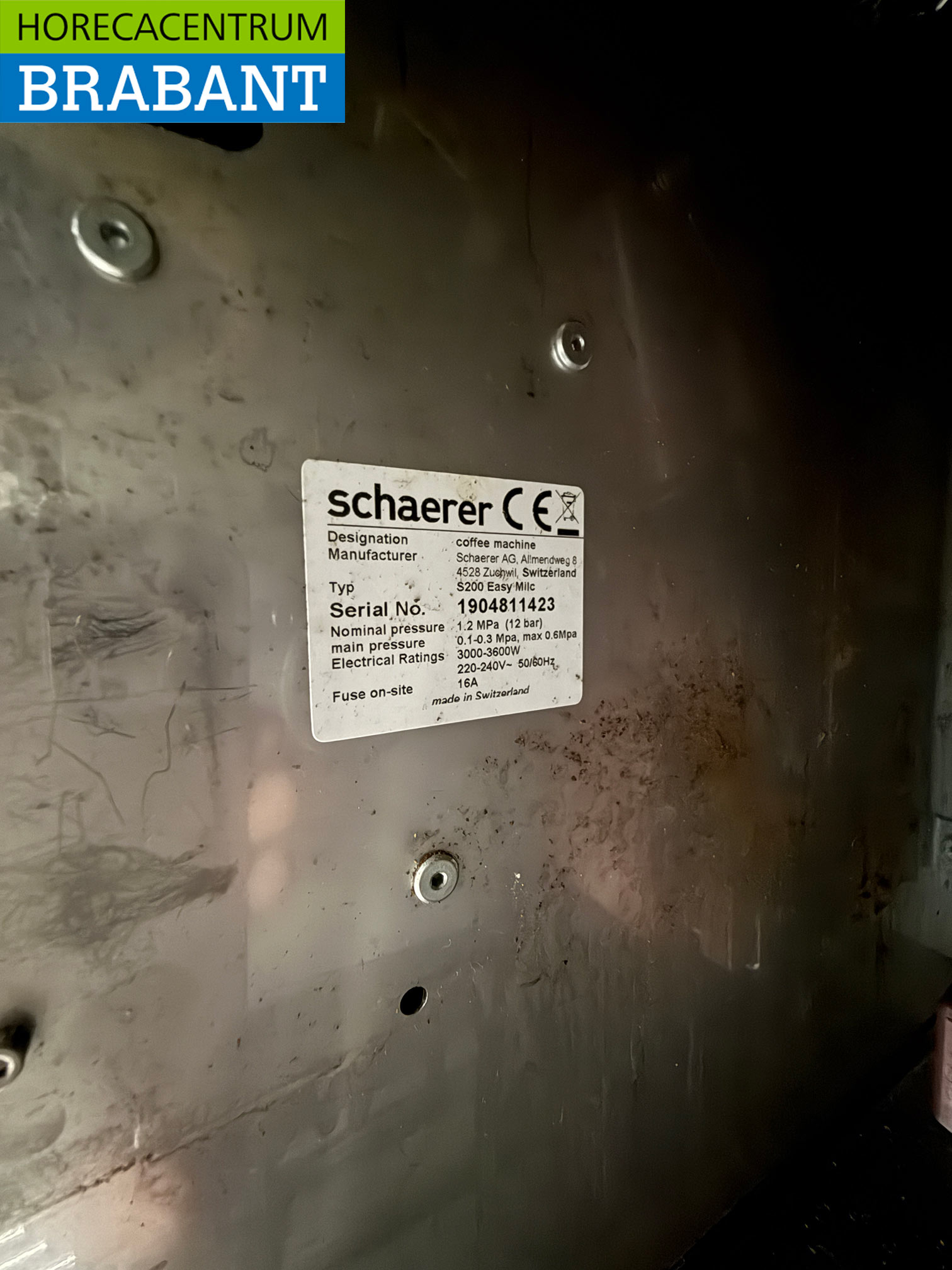 Schaerer S200 Easy Milc Koffieautomaat Koffiemachine 230V - Afbeelding 6