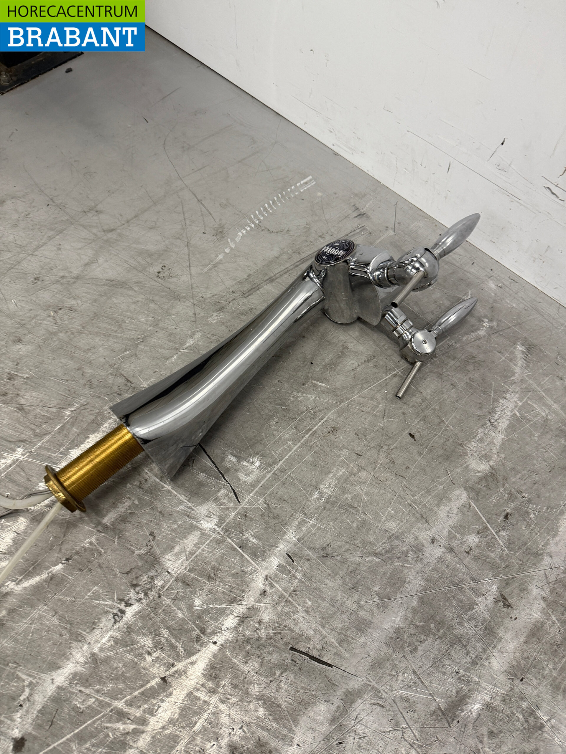 RVS Biertap Tapkraan Tapzuil 2 Kranen Horeca Cafe - Afbeelding 2