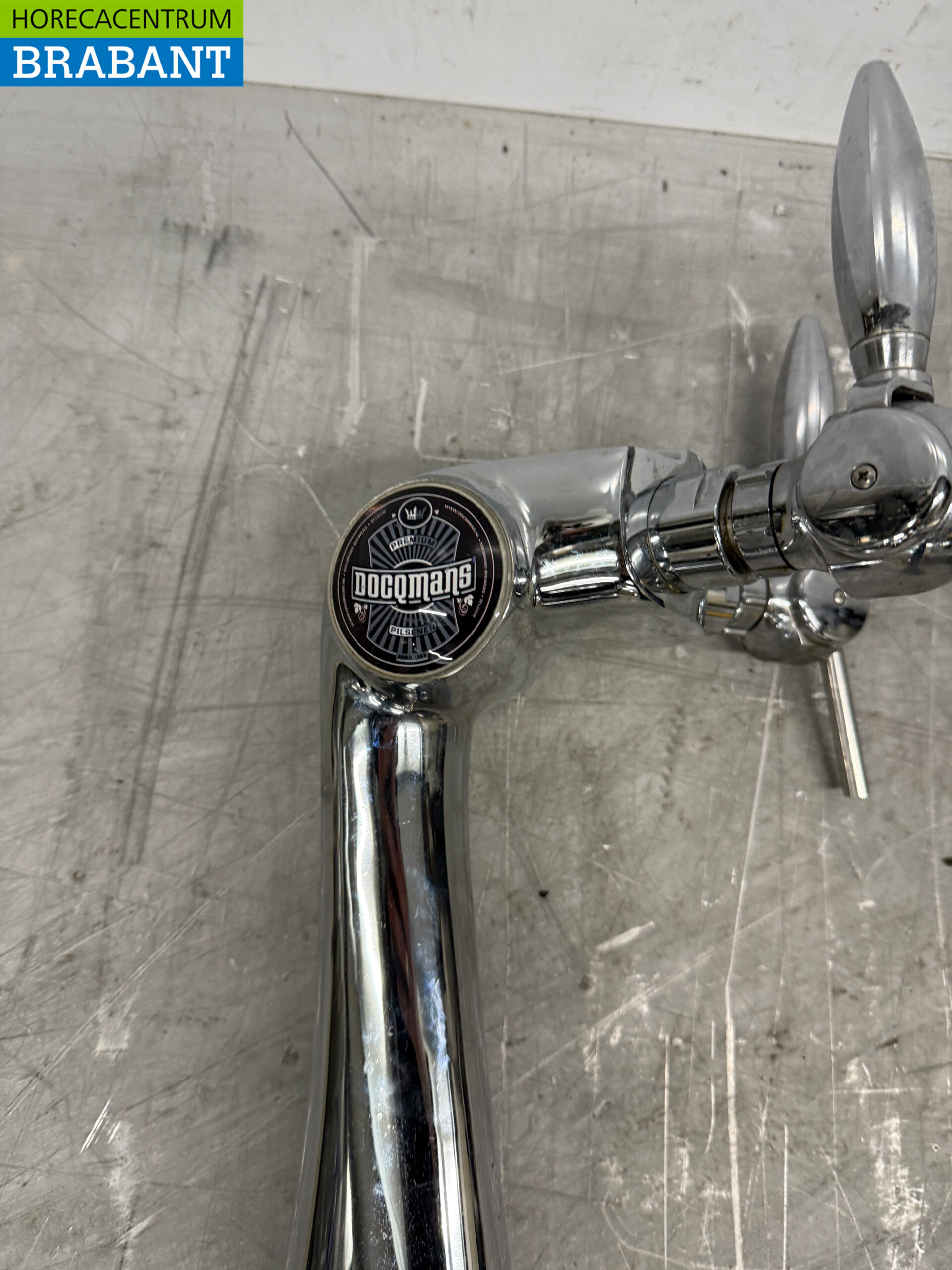 RVS Biertap Tapkraan Tapzuil 2 Kranen Horeca Cafe - Afbeelding 4