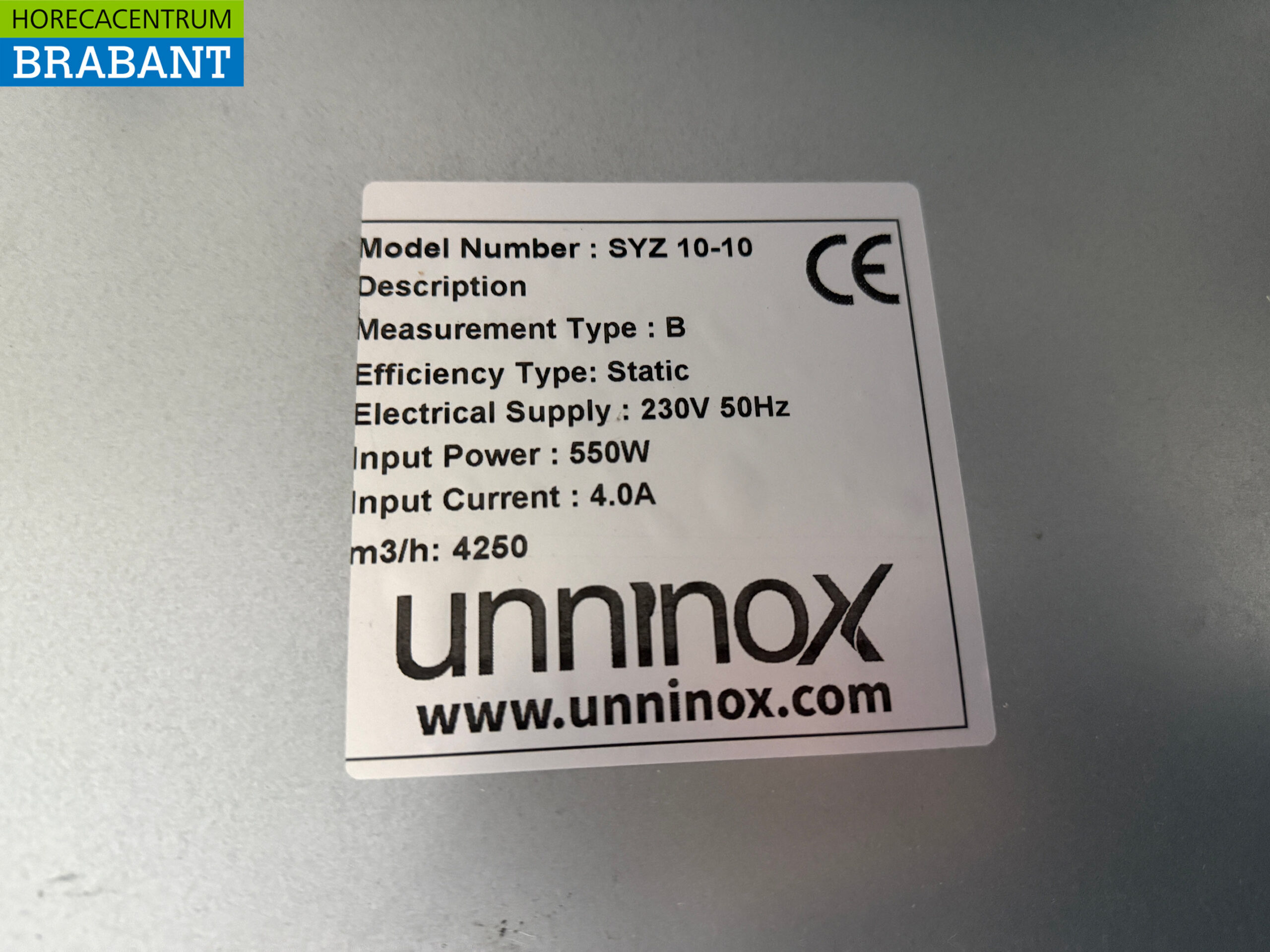 Afzuigmotor Slakkenhuis 4250 m3 230V Horeca - Afbeelding 5