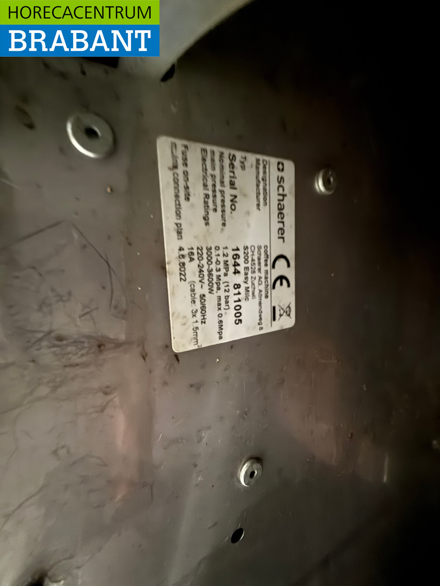 Schaerer S200 Easy Milc Koffieautomaat Koffiemachine 230V - Afbeelding 6