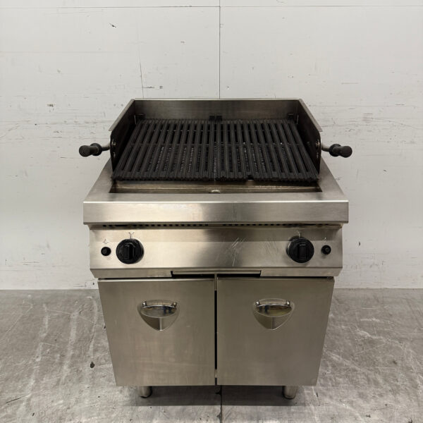 RVS Lavagrill Grill Steengrill 70 cm GAS Horeca