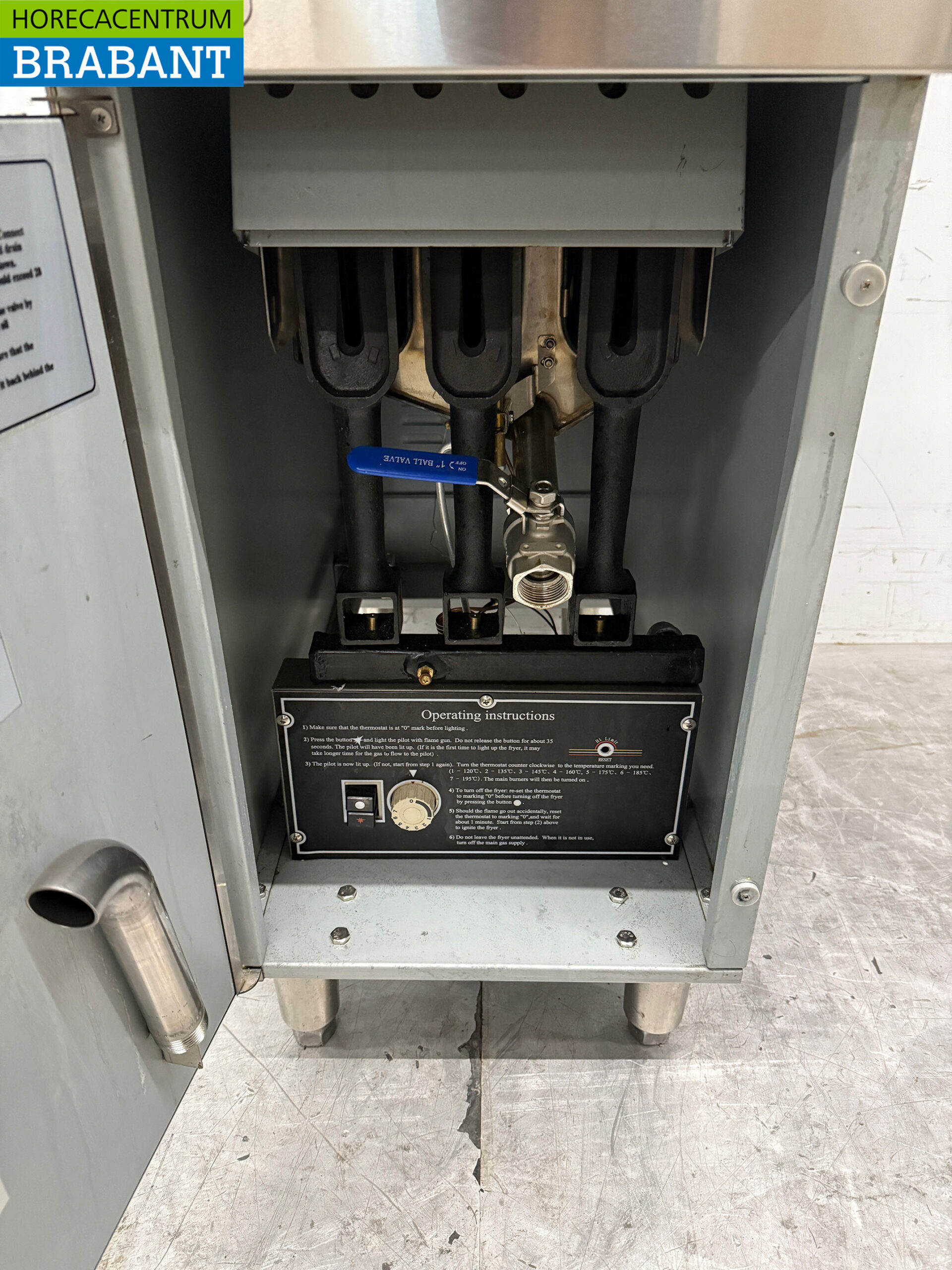 RVS Combisteel Friteuse 21 liter GAS Horeca - Afbeelding 5