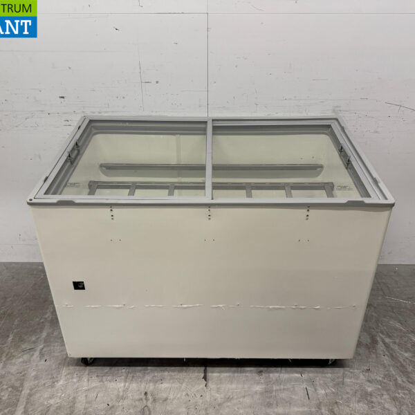 Verrijdbare Combisteel Ibiza Schepijsvitrine 8 bakken 230V Horeca