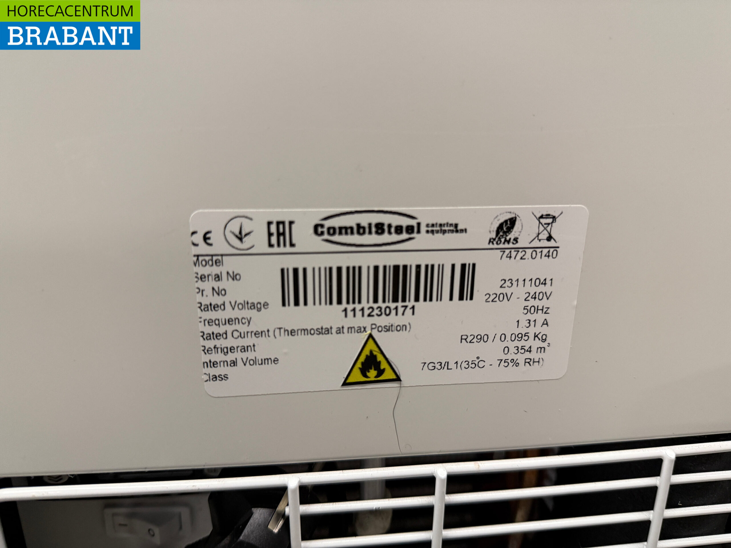 Verrijdbare Combisteel Ibiza Schepijsvitrine 8 bakken 230V Horeca - Afbeelding 8