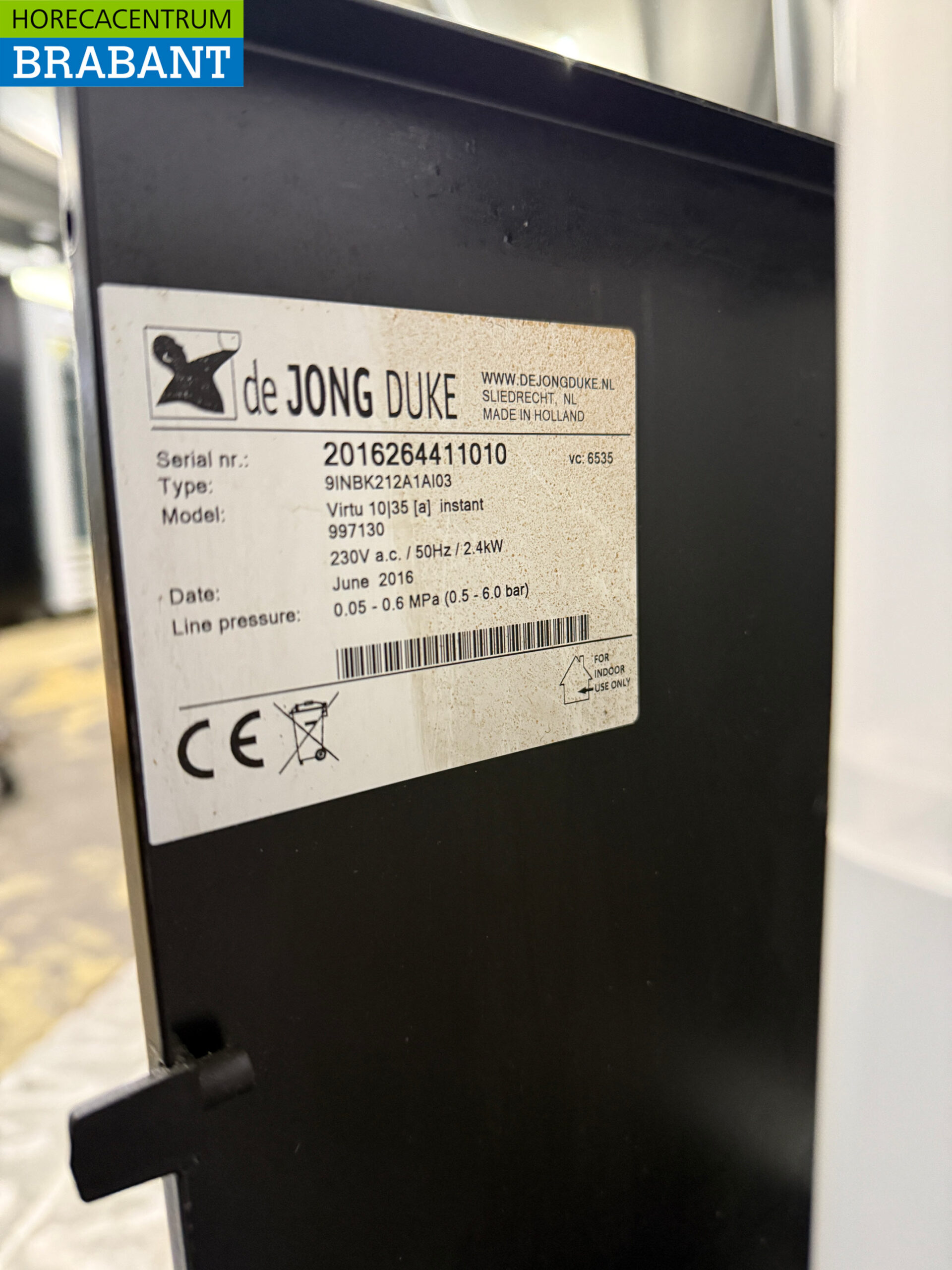 De Jong Duke Vitru 10 Instant Koffieautomaat Koffiemachine 230V Horeca - Afbeelding 5