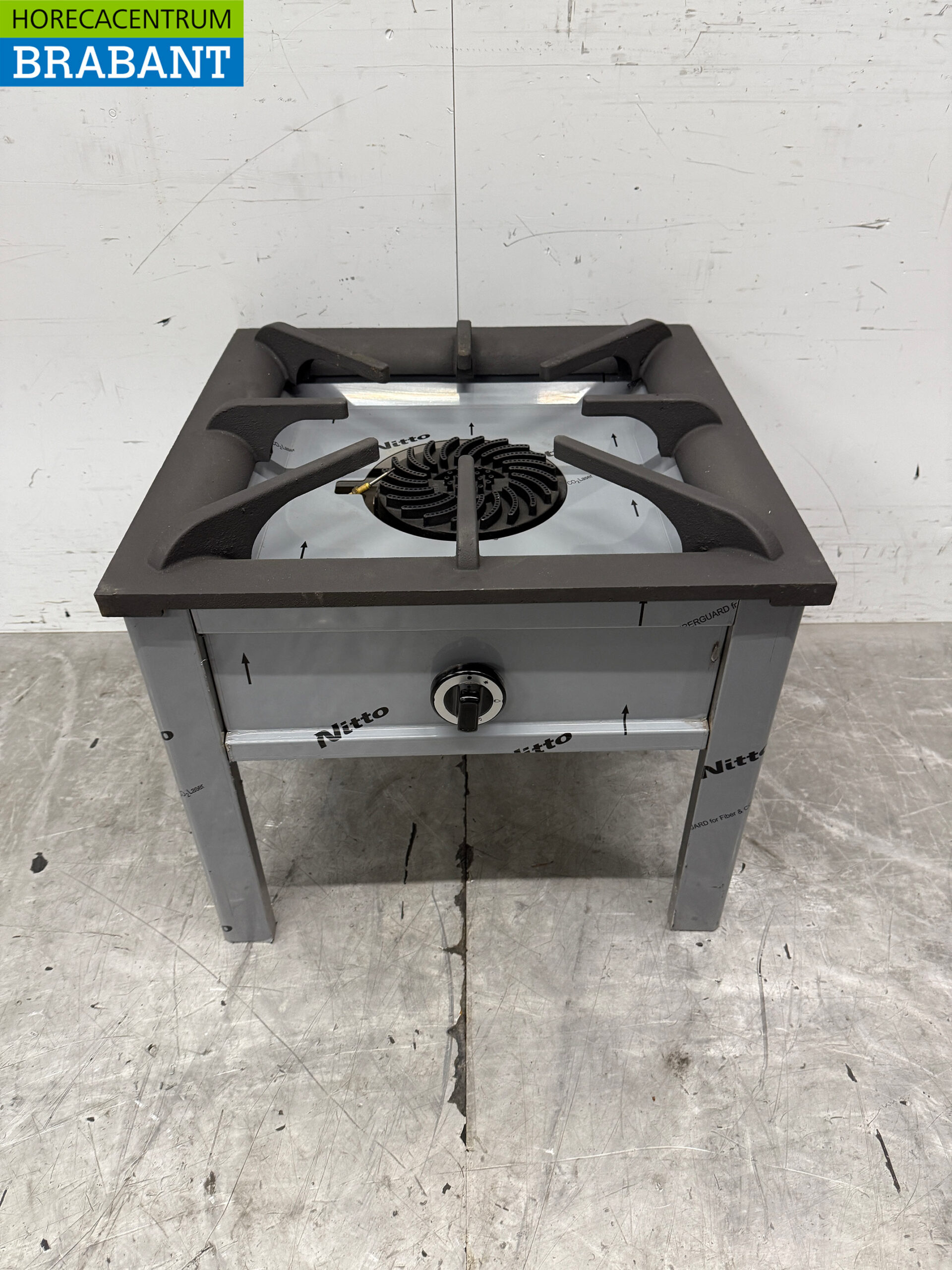 RVS Hokker Wokbrander Wok 8 kW Horeca