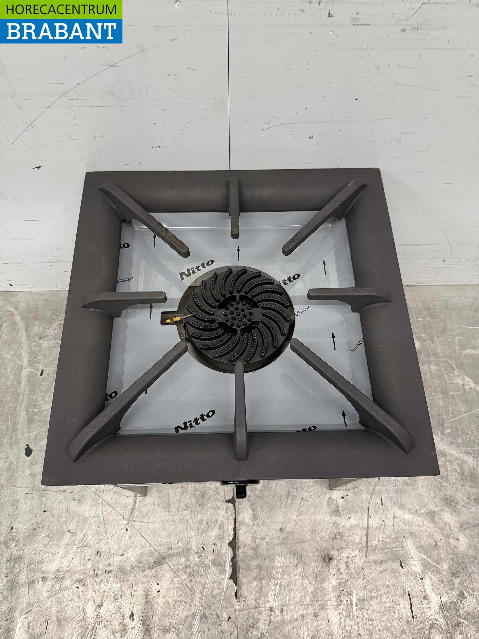 RVS Hokker Wokbrander Wok 8 kW Horeca - Afbeelding 4