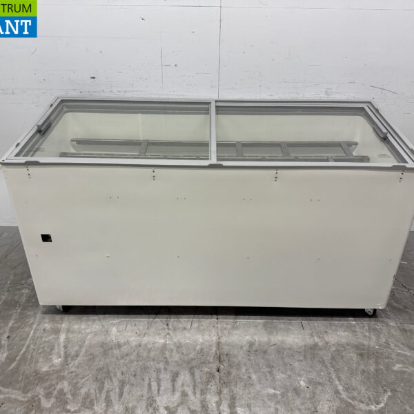 Verrijdbare Combisteel Cuba Schepijsvitrine 13 bakken 230V Horeca