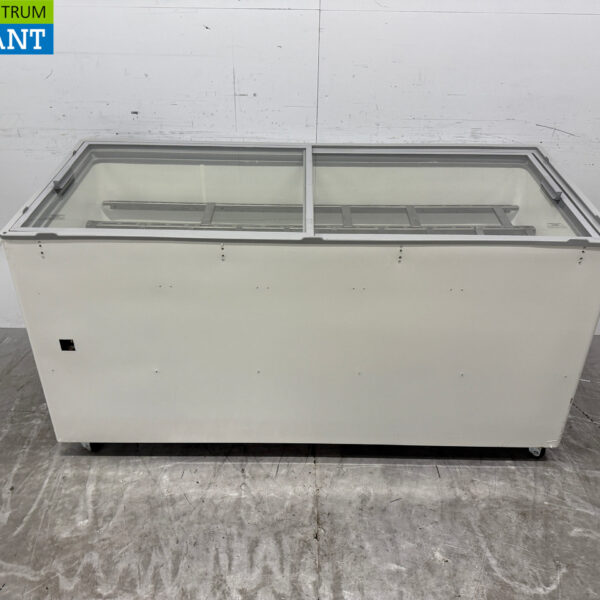 Verrijdbare Combisteel Cuba Schepijsvitrine 13 bakken 230V Horeca