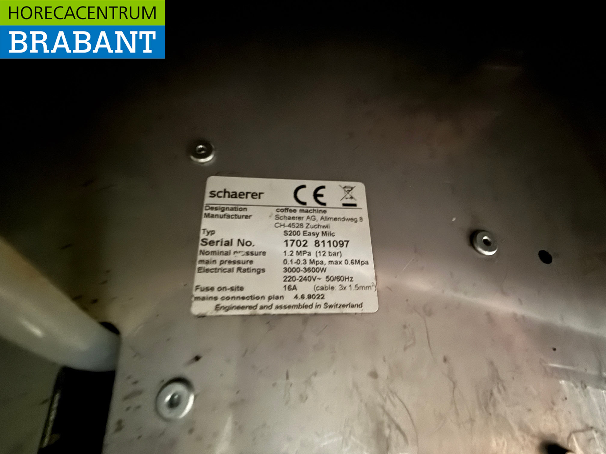 Schaerer S200 Easy Milc Koffieautomaat Koffiemachine 230V - Afbeelding 6
