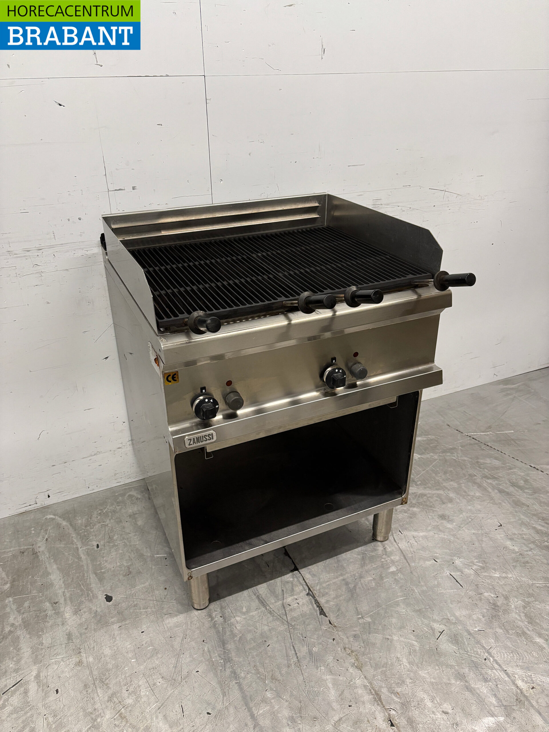 RVS Zanussi Lavagrill Grill 70 cm GAS Horeca - Afbeelding 2