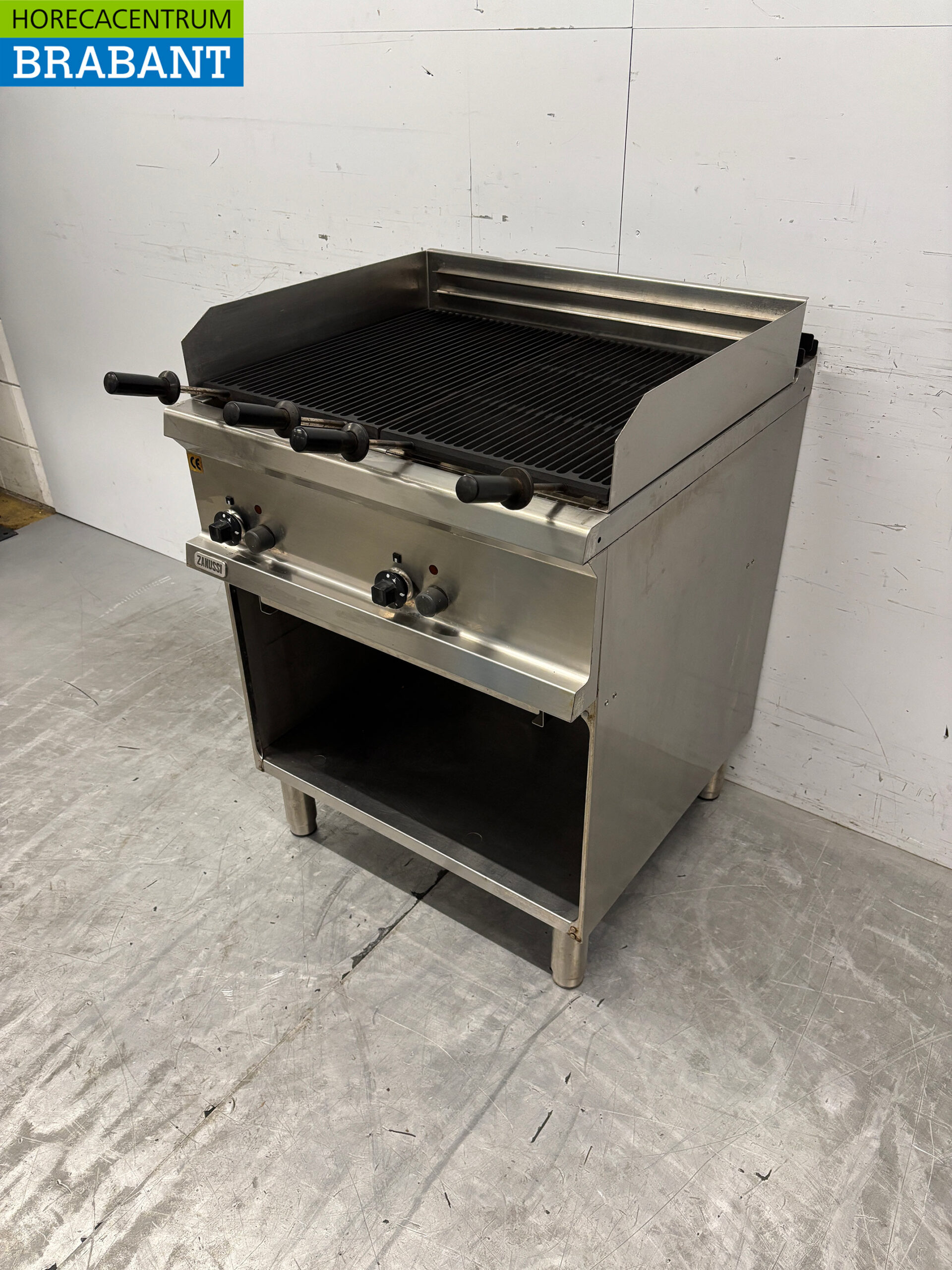 RVS Zanussi Lavagrill Grill 70 cm GAS Horeca - Afbeelding 3