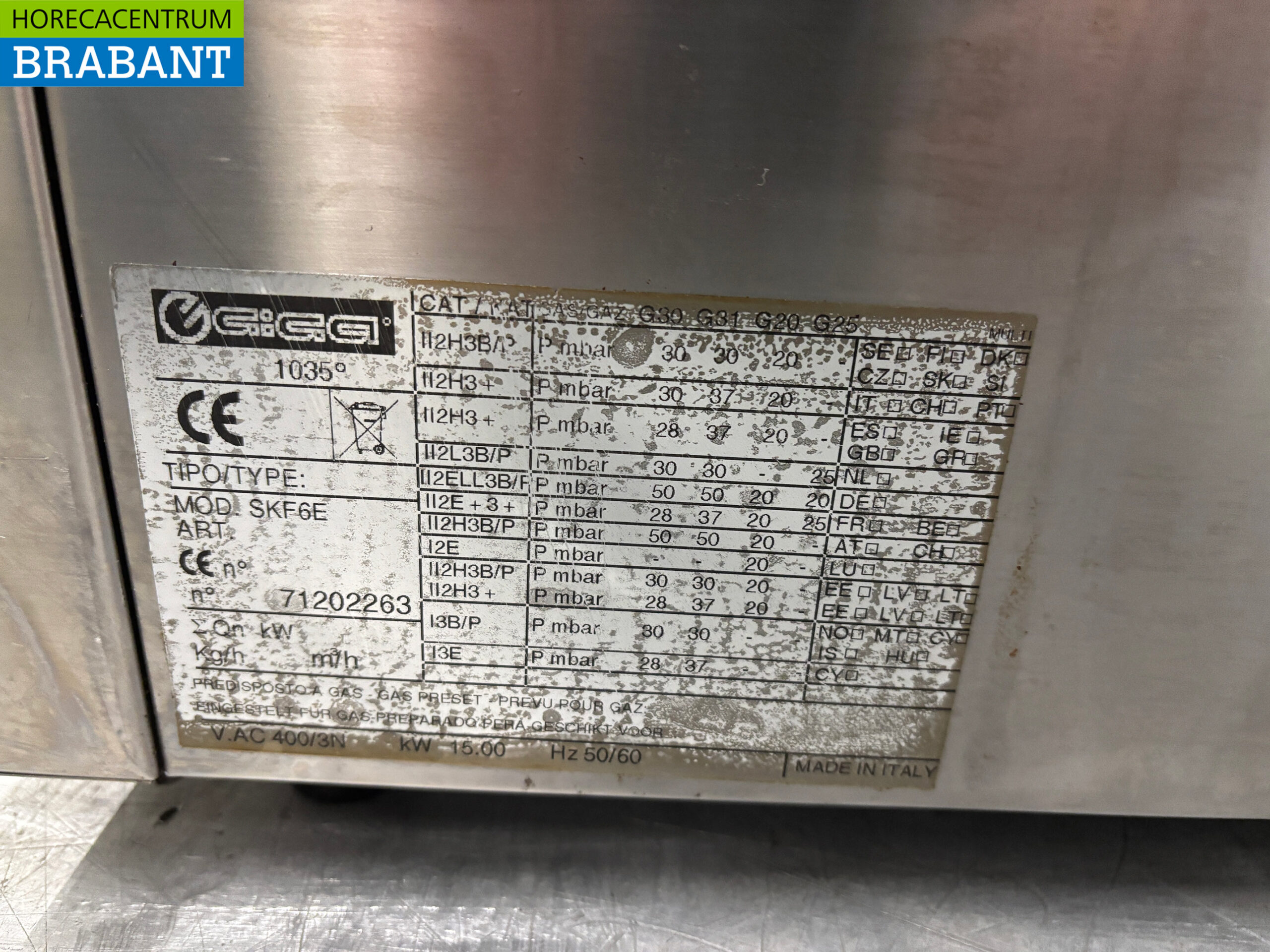 RVS Giga Dubbele Friteuse 2 x 6 liter 400V Horeca - Afbeelding 6