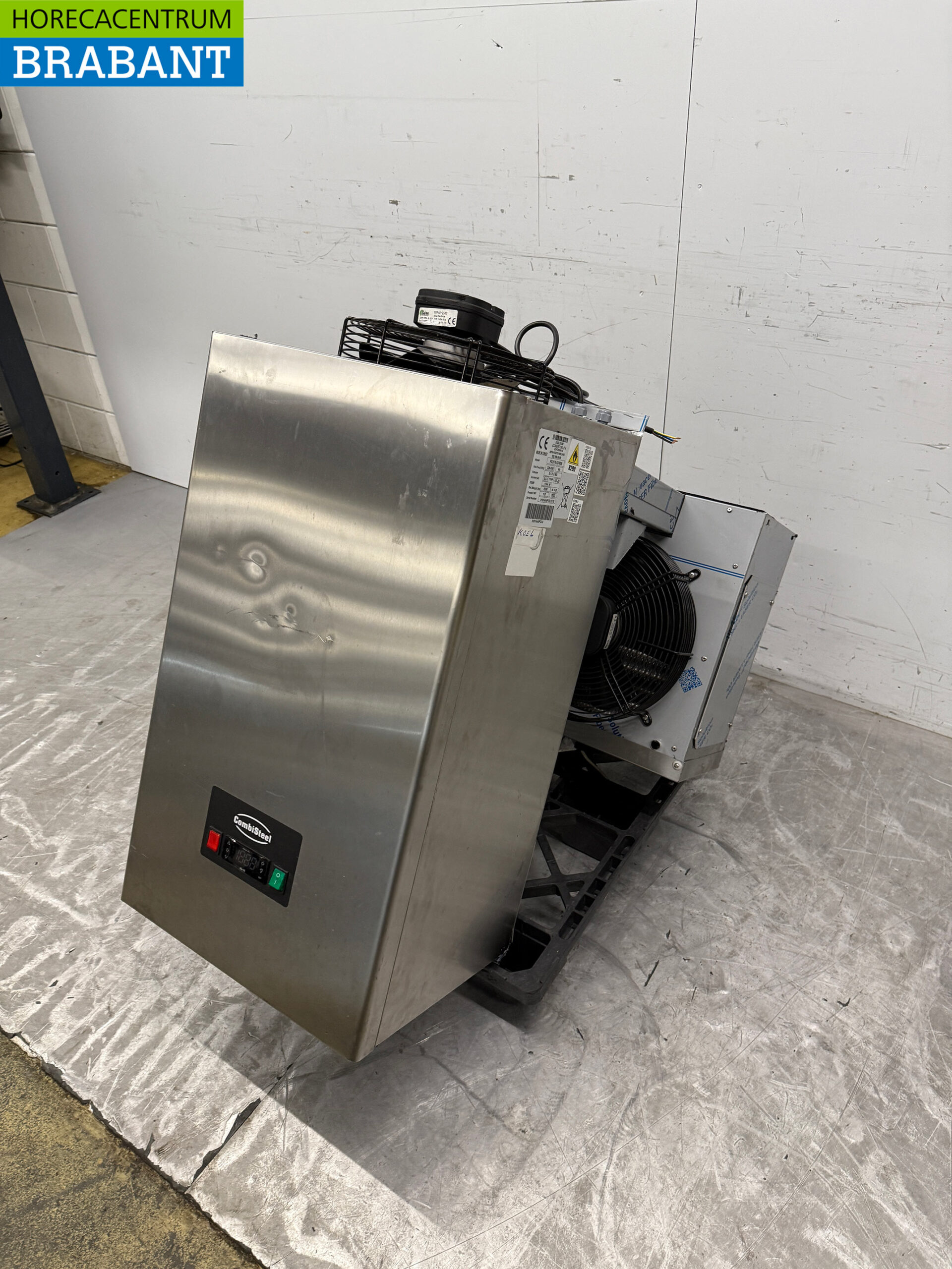 RVS Combisteel Koelcelaggregaat Koelcel Insteekunit Monoblock Wandunit 10 m3 230V Horeca - Afbeelding 2