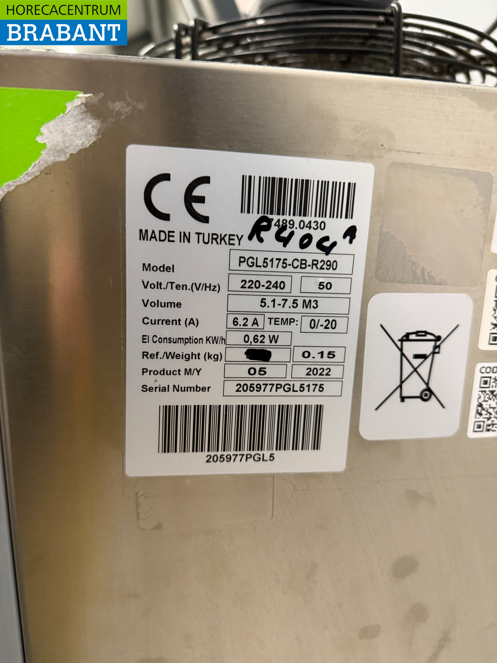 RVS Combisteel Koelcelaggregaat Koelcel Insteekunit Monoblock Wandunit 10 m3 230V Horeca - Afbeelding 5