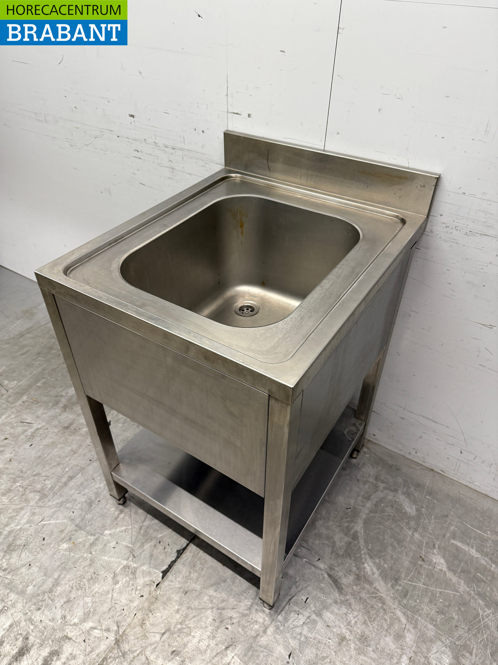 RVS Spoeltafel Spoelbak 60 x 70 cm Horeca - Afbeelding 2