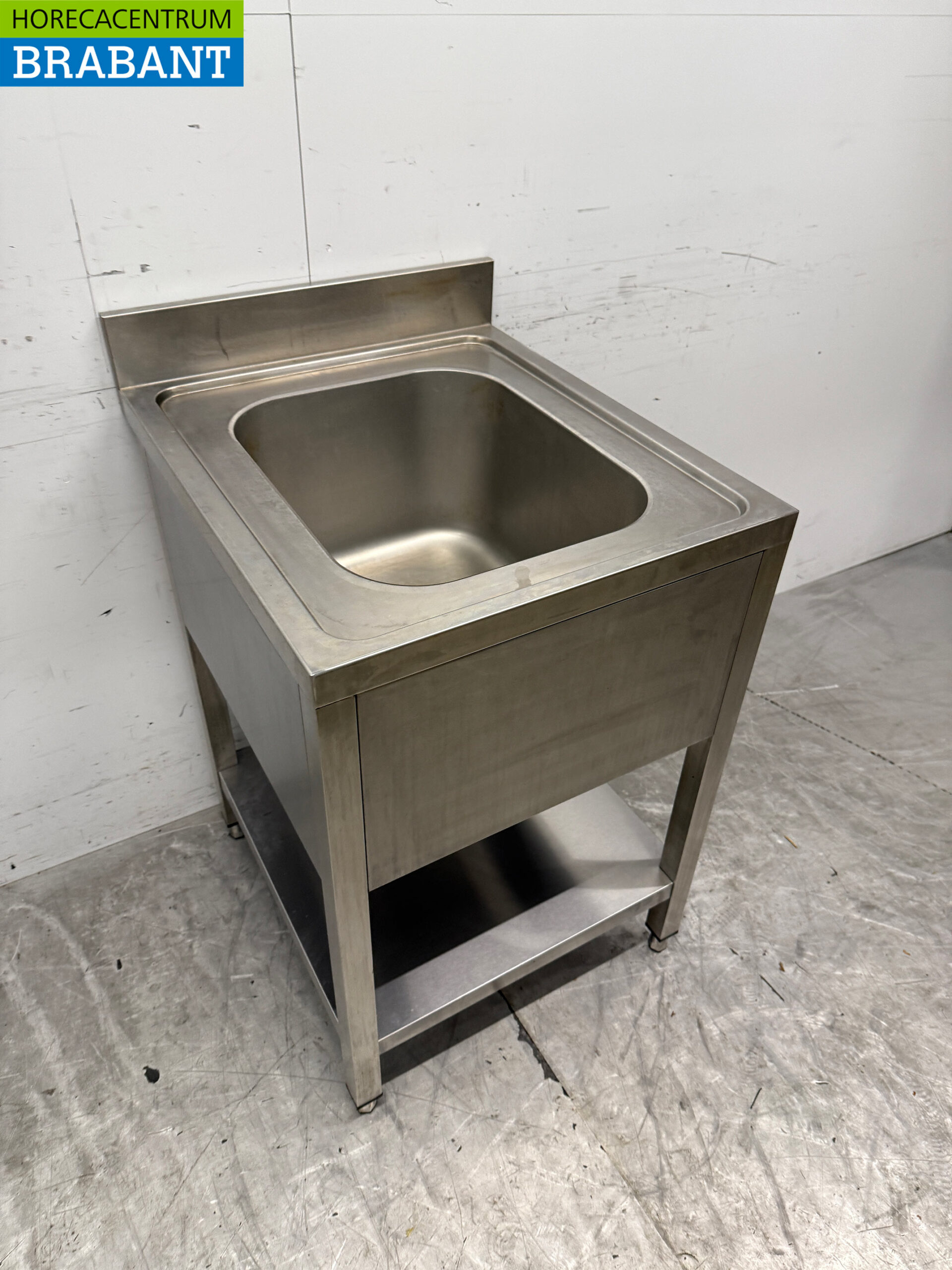 RVS Spoeltafel Spoelbak 60 x 70 cm Horeca - Afbeelding 3