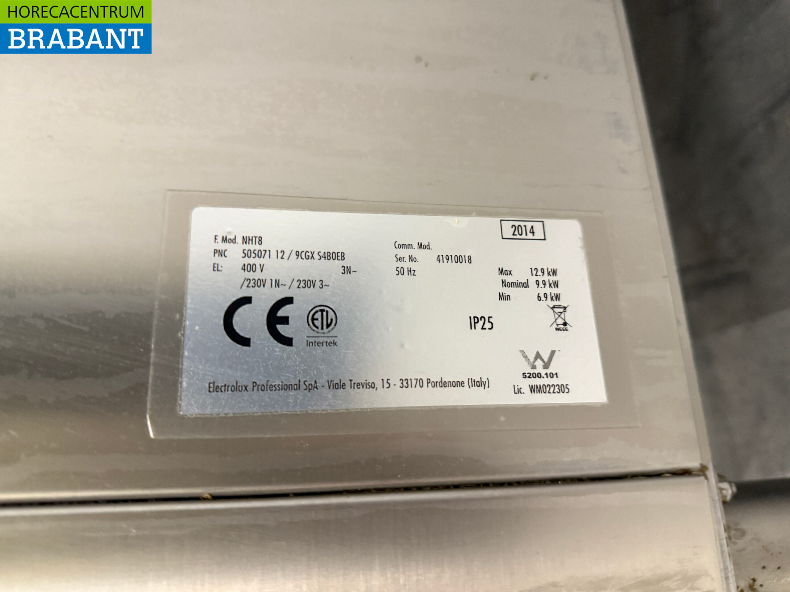 RVS Zanussi Doorschuifvaatwasser 400V Horeca - Afbeelding 7