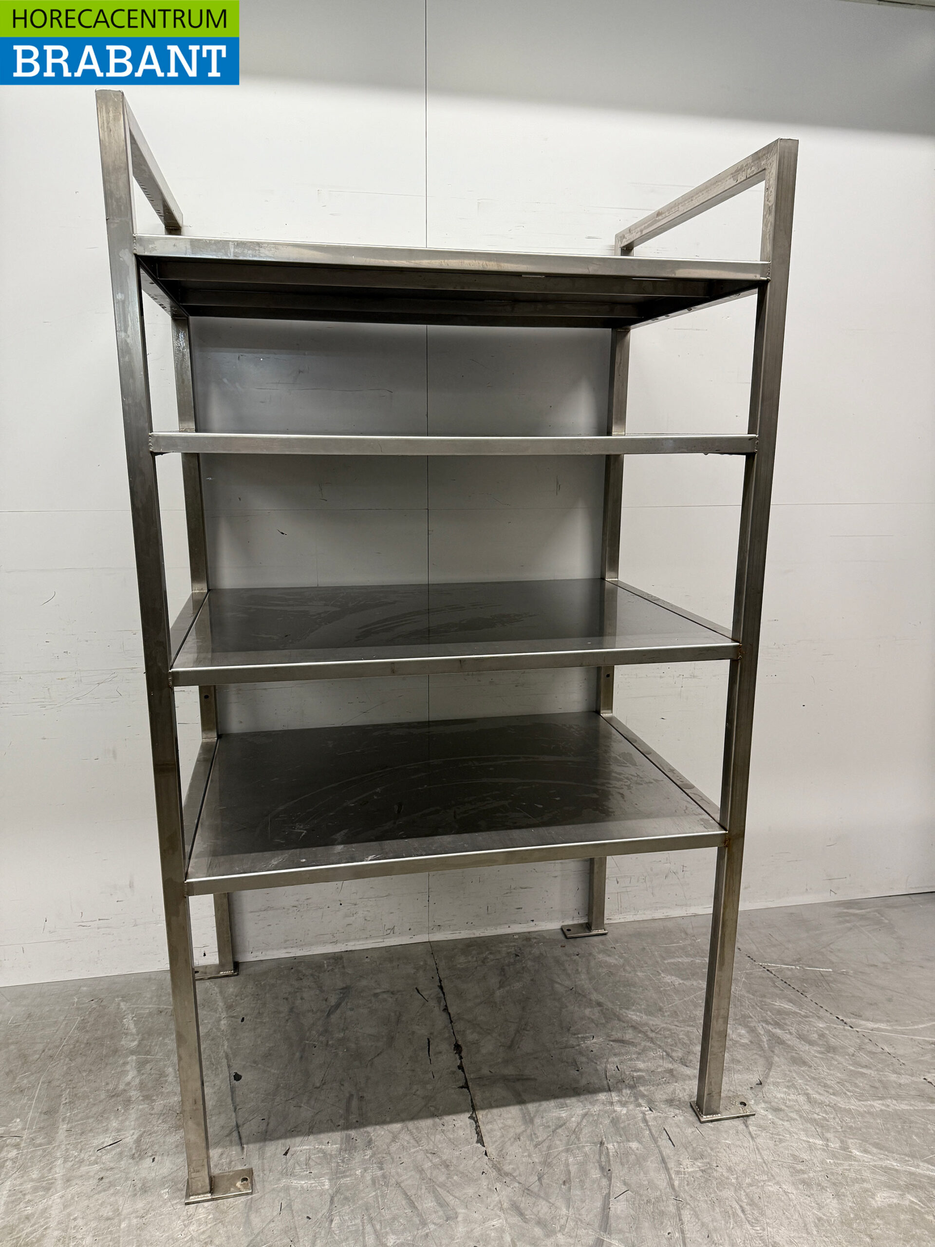 RVS Opbergrek Rek Stelling 115,5 x 80 x 200 cm Horeca