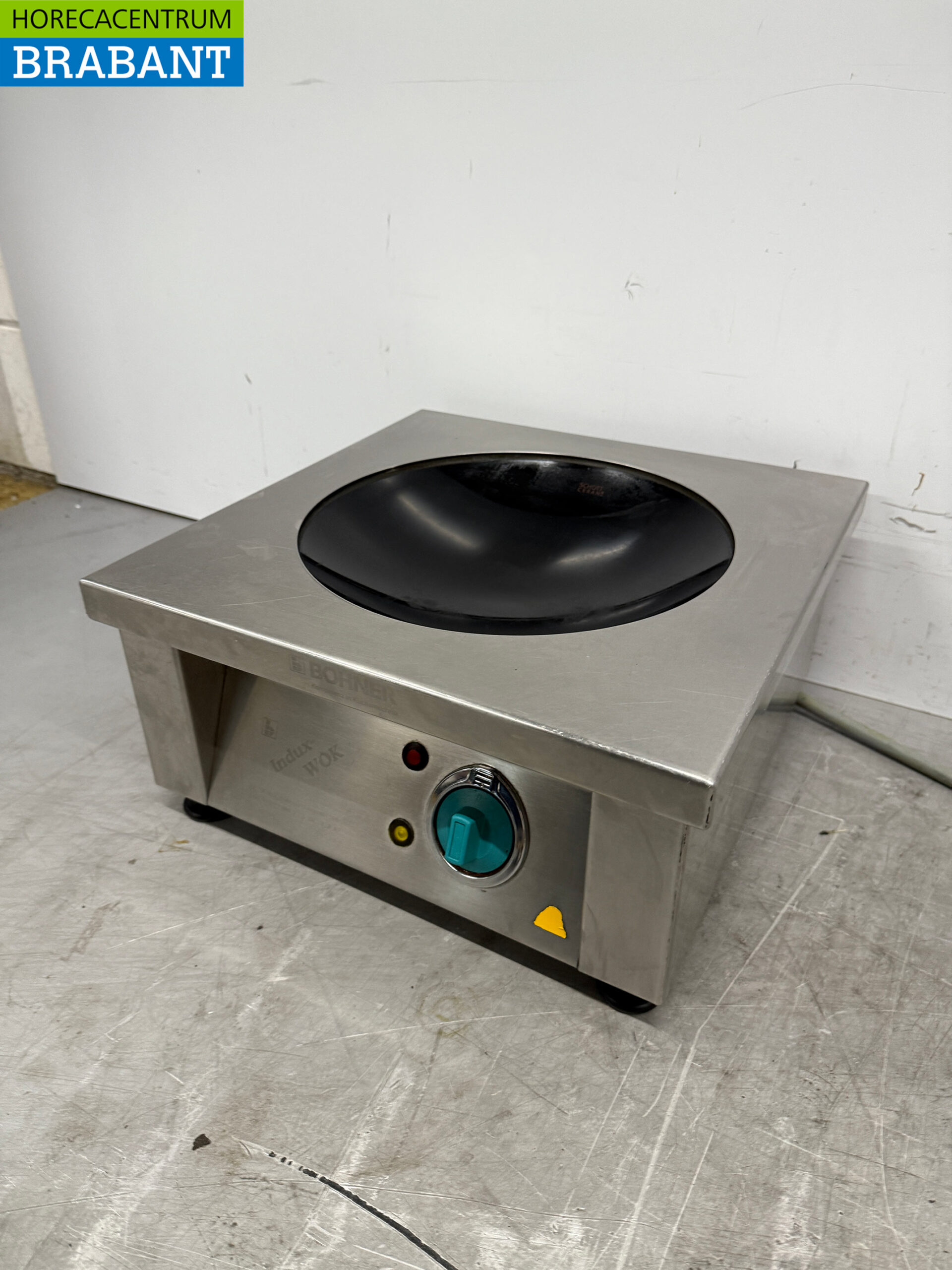 RVS Bohner Inductie Wok Wokplaat met wokpan 5 kW 400V Horeca - Afbeelding 2