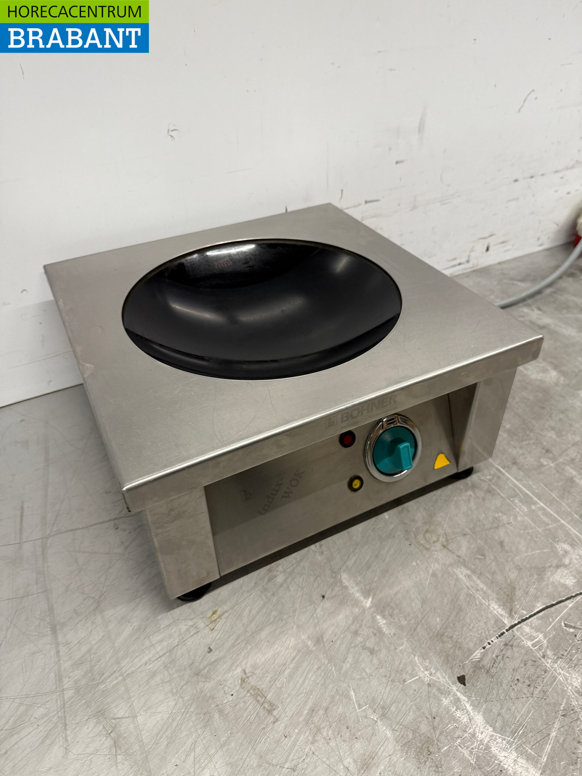 RVS Bohner Inductie Wok Wokplaat met wokpan 5 kW 400V Horeca - Afbeelding 3