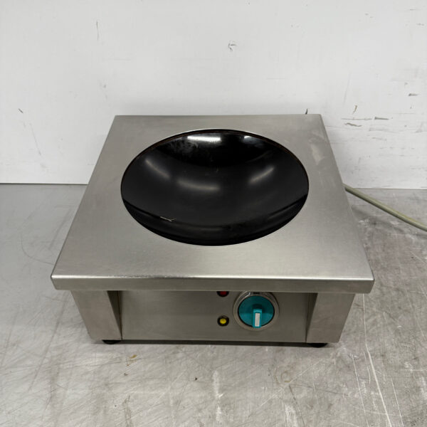 RVS Bohner Inductie Wok Wokplaat met wokpan 5 kW 400V Horeca